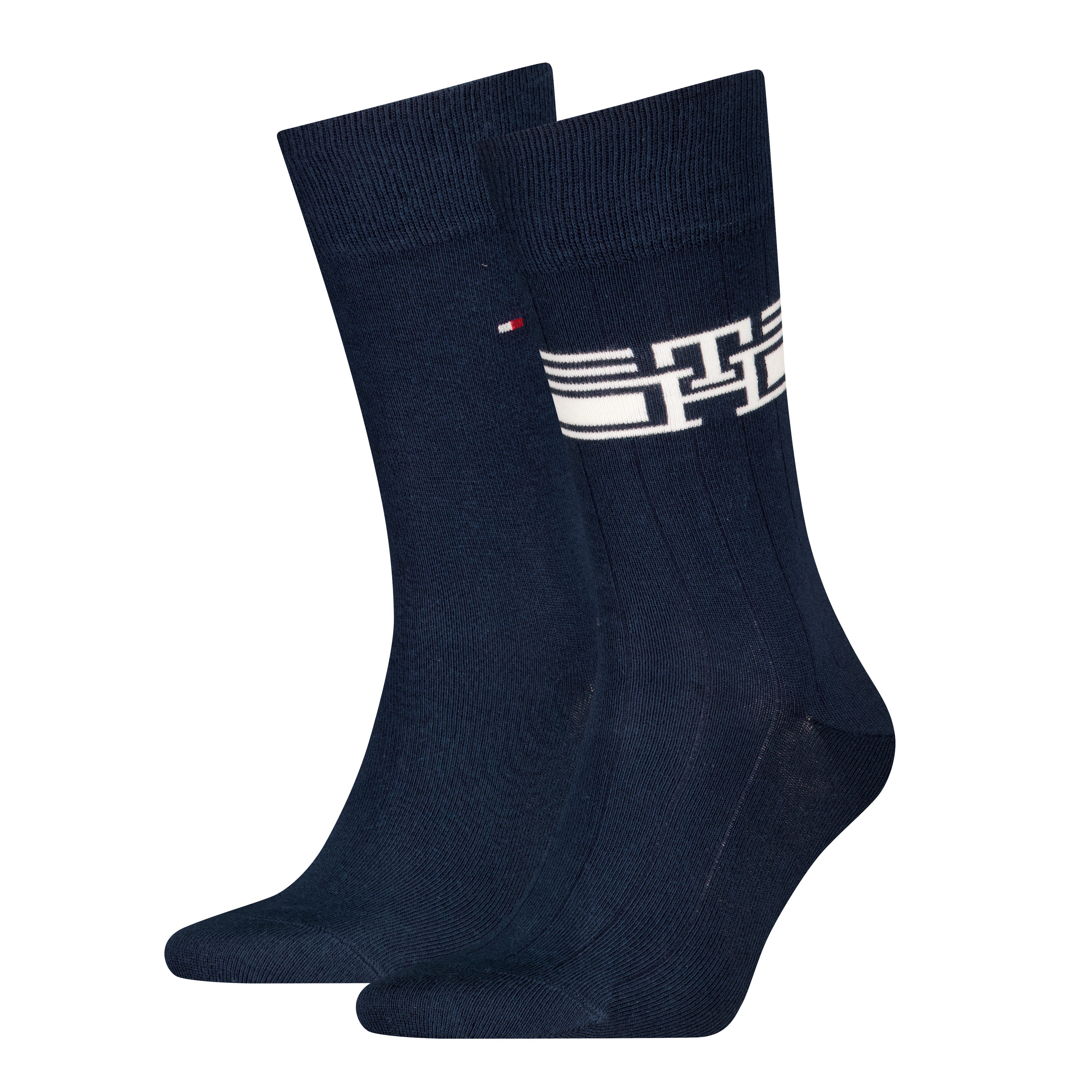 Tommy Hilfiger Sokken TH MEN SOCK 2P MONOGRAM STRIPE (2 paar)