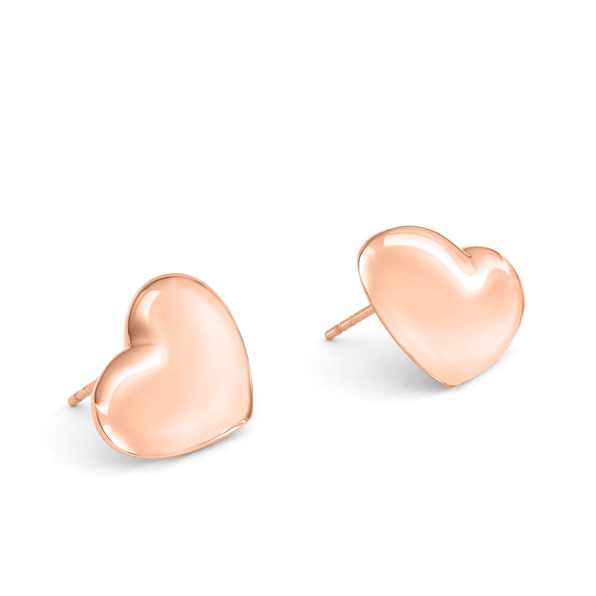 MUSTANG Paar oorstekers Sieraad Geschenk Roestvrijstalen Oorbellen Puffy Heart Hart