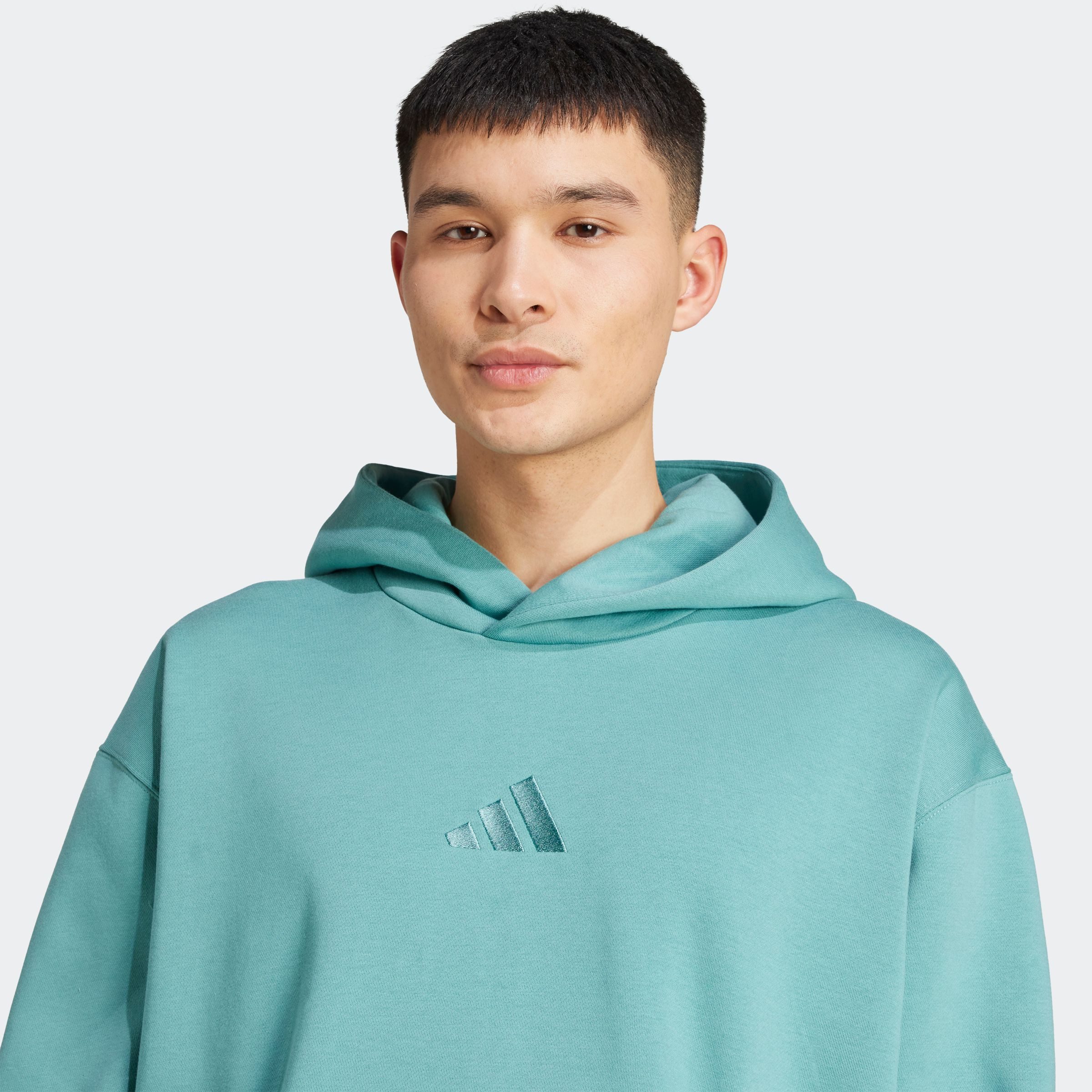 adidas Sportswear Hoodie M A SZN FL HD zacht fleecemateriaal (1-delig)