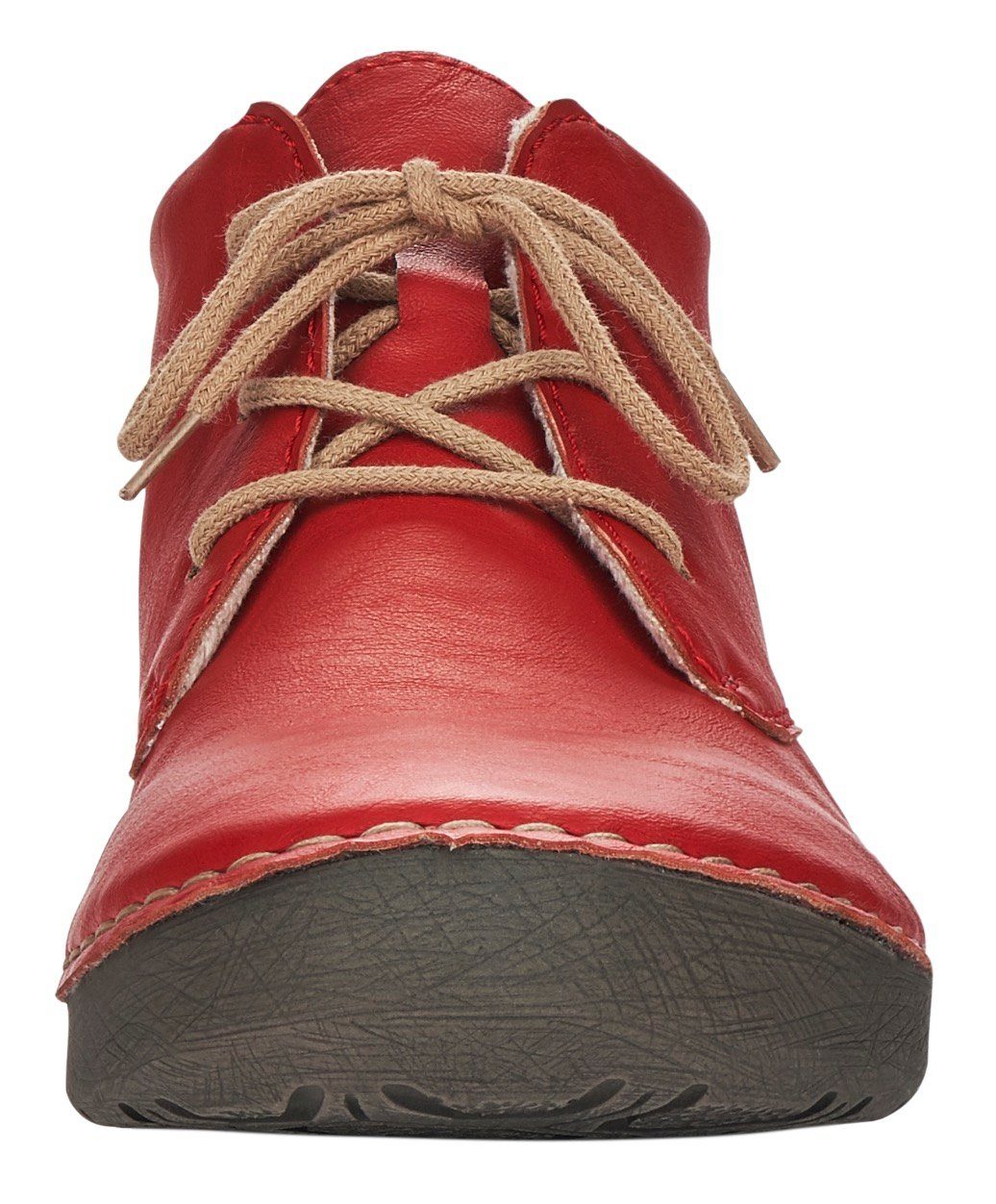 Rieker Hoge veterschoenen enkellaars, veterschoen met kadernaad