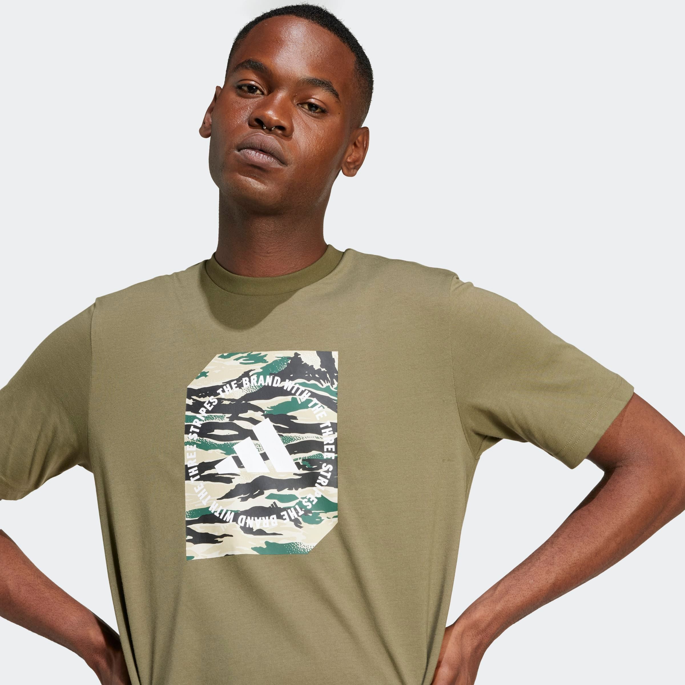 adidas Sportswear T-shirt M C CAMO BOX T