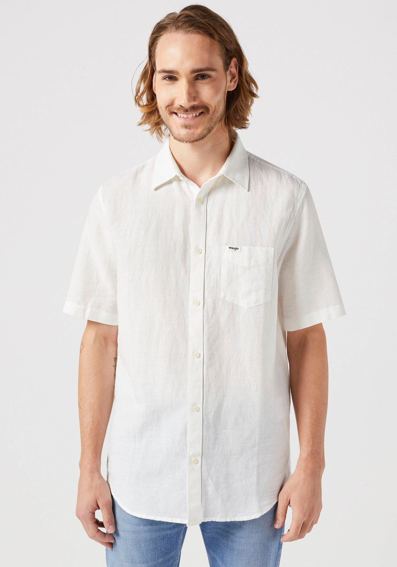 Wrangler Overhemd met korte mouwen
