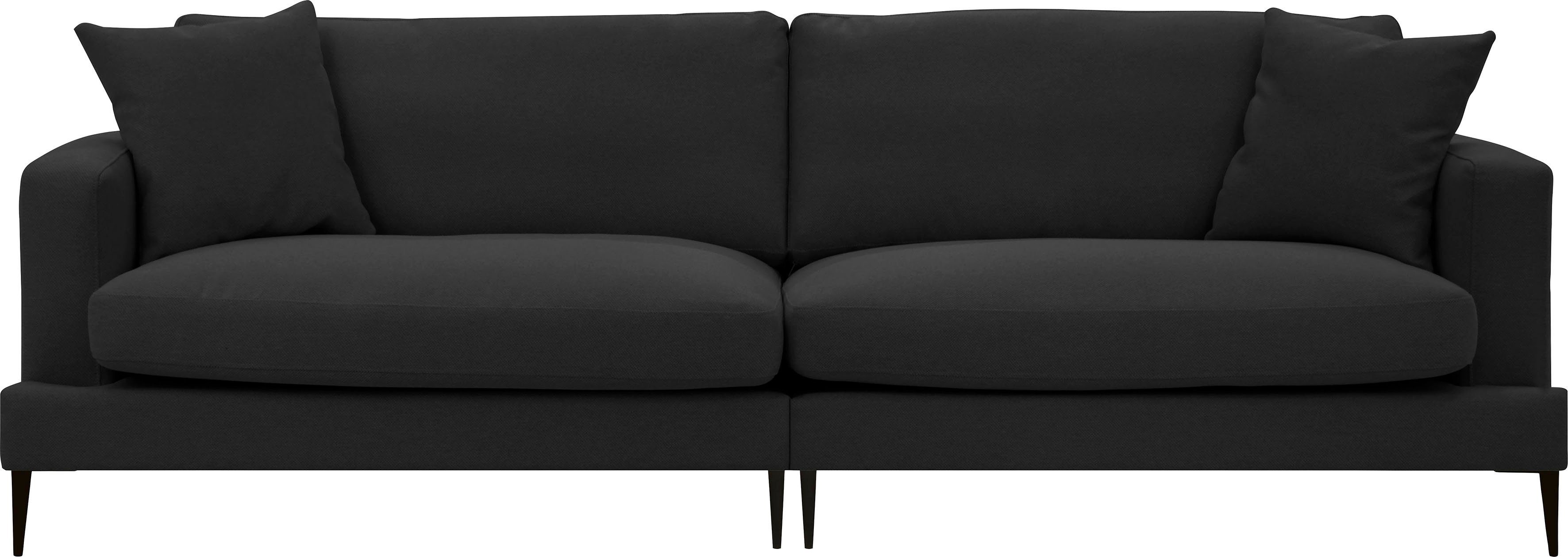 Leonique 3-zitsbank Cozy elegante designbank, afmetingen B/D/H: 211/97/80 cm