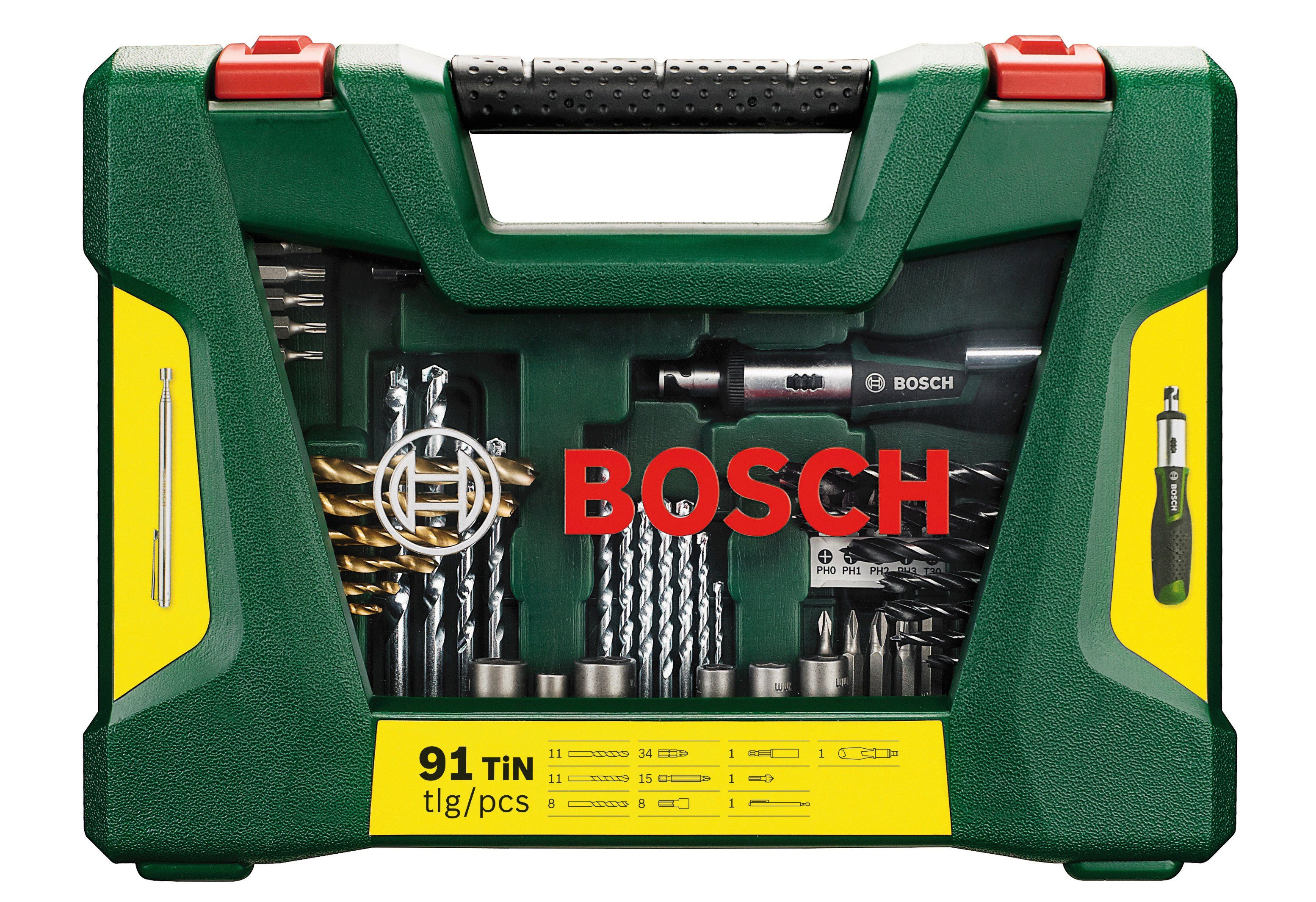 Bosch Gardentools Boor en bitset V-line 91-delig