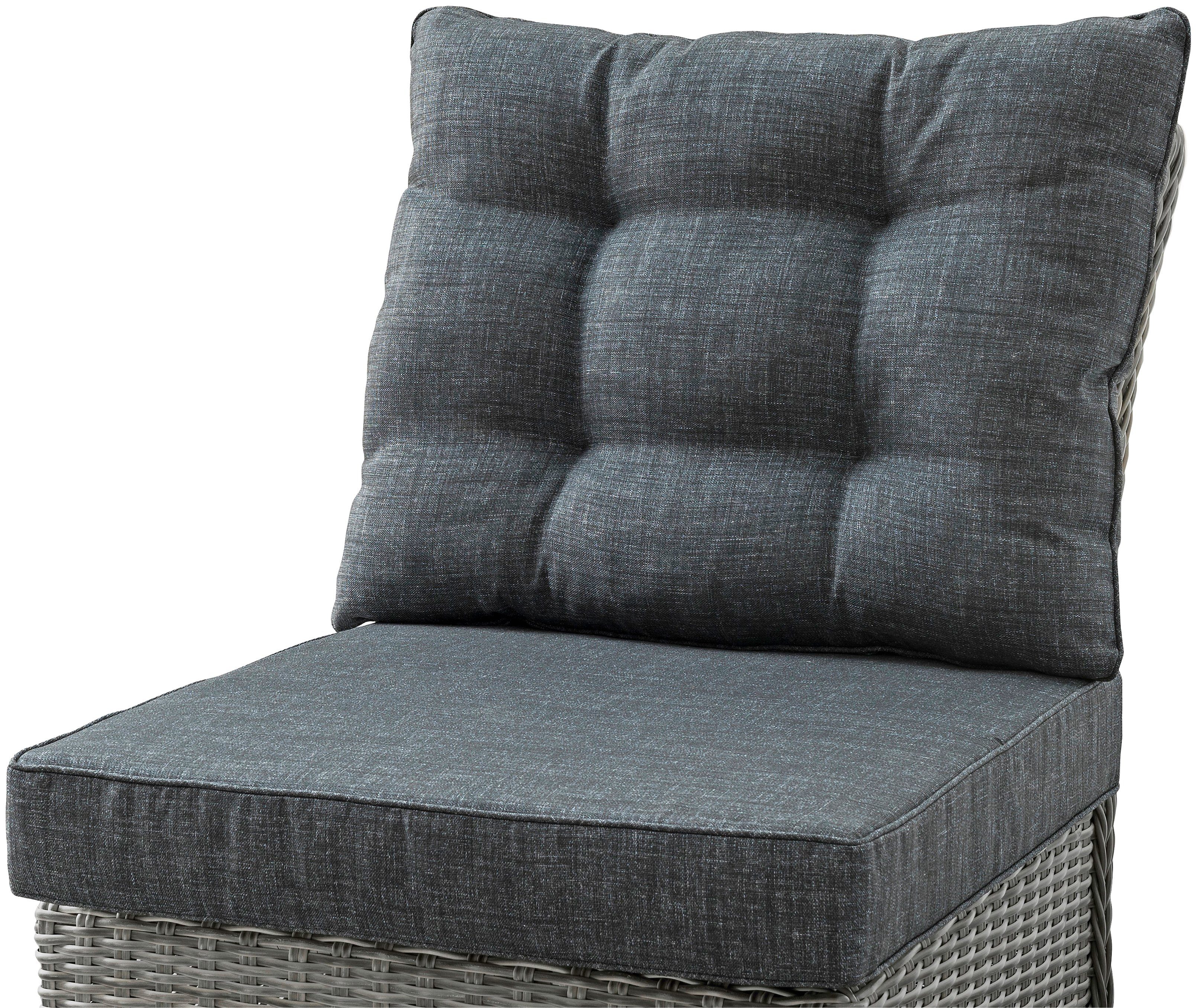 Destiny Loungestoel Palma Aluminium, polyrotan, incl. kussens