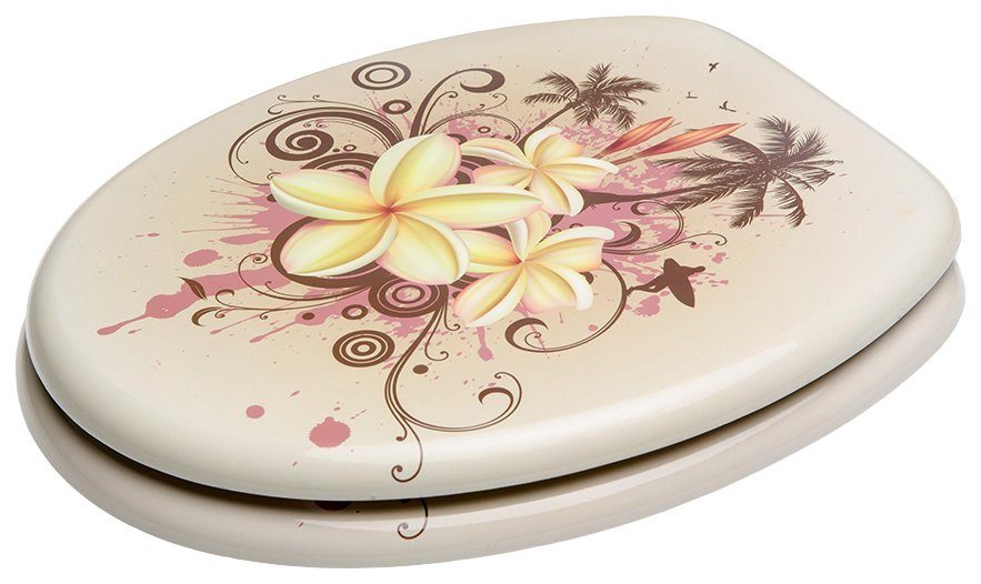 Sanilo Toiletzitting Tropical met soft-closemechanisme