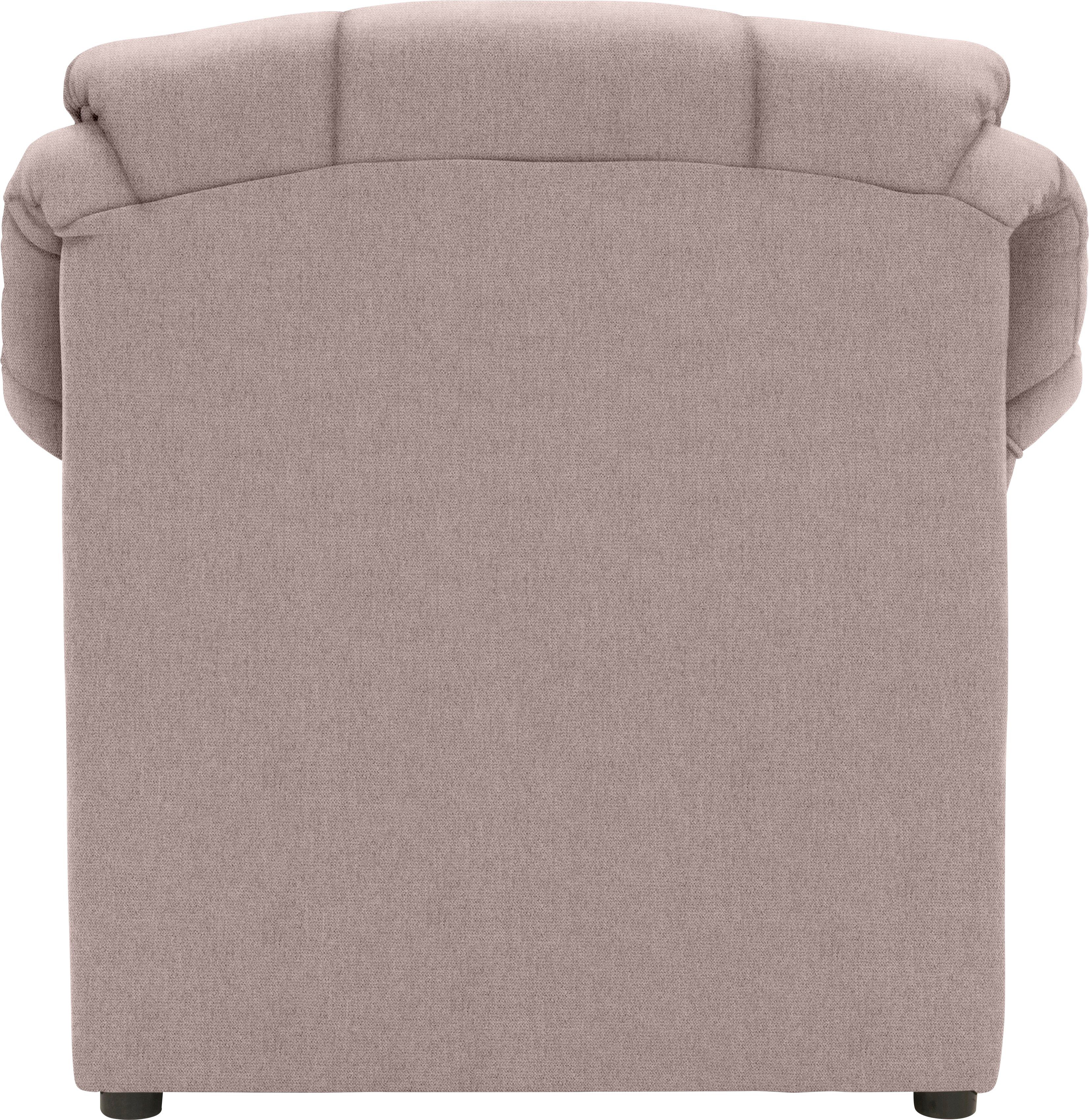 DOMO collection Fauteuil Faenza voor kleine ruimtes, tijdloos en elegant, compacte afmetingen