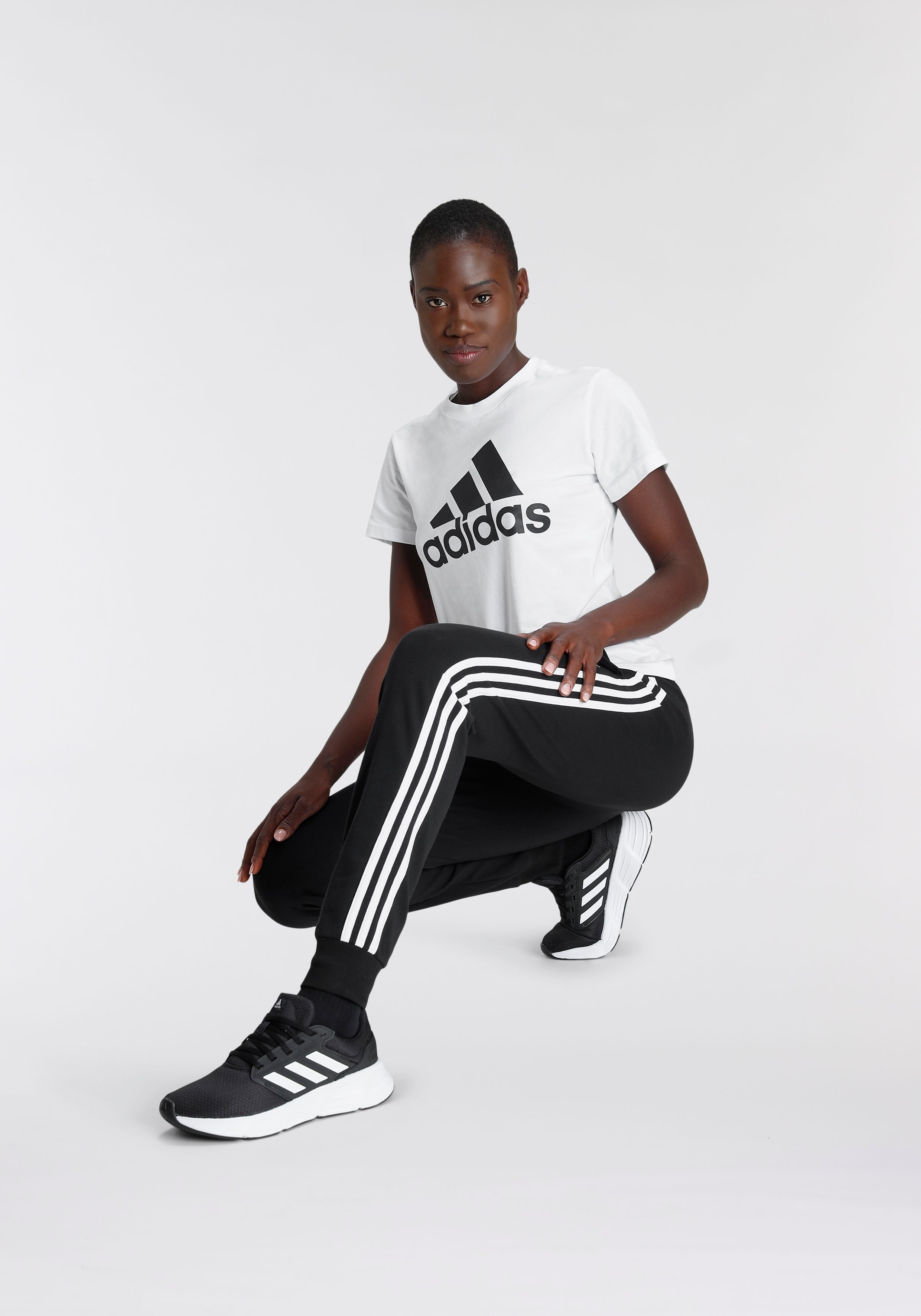 Bedrijf Katholiek Kast adidas Sportswear Sportbroek Essentials single-jersey 3-strepen broek  online kopen | OTTO