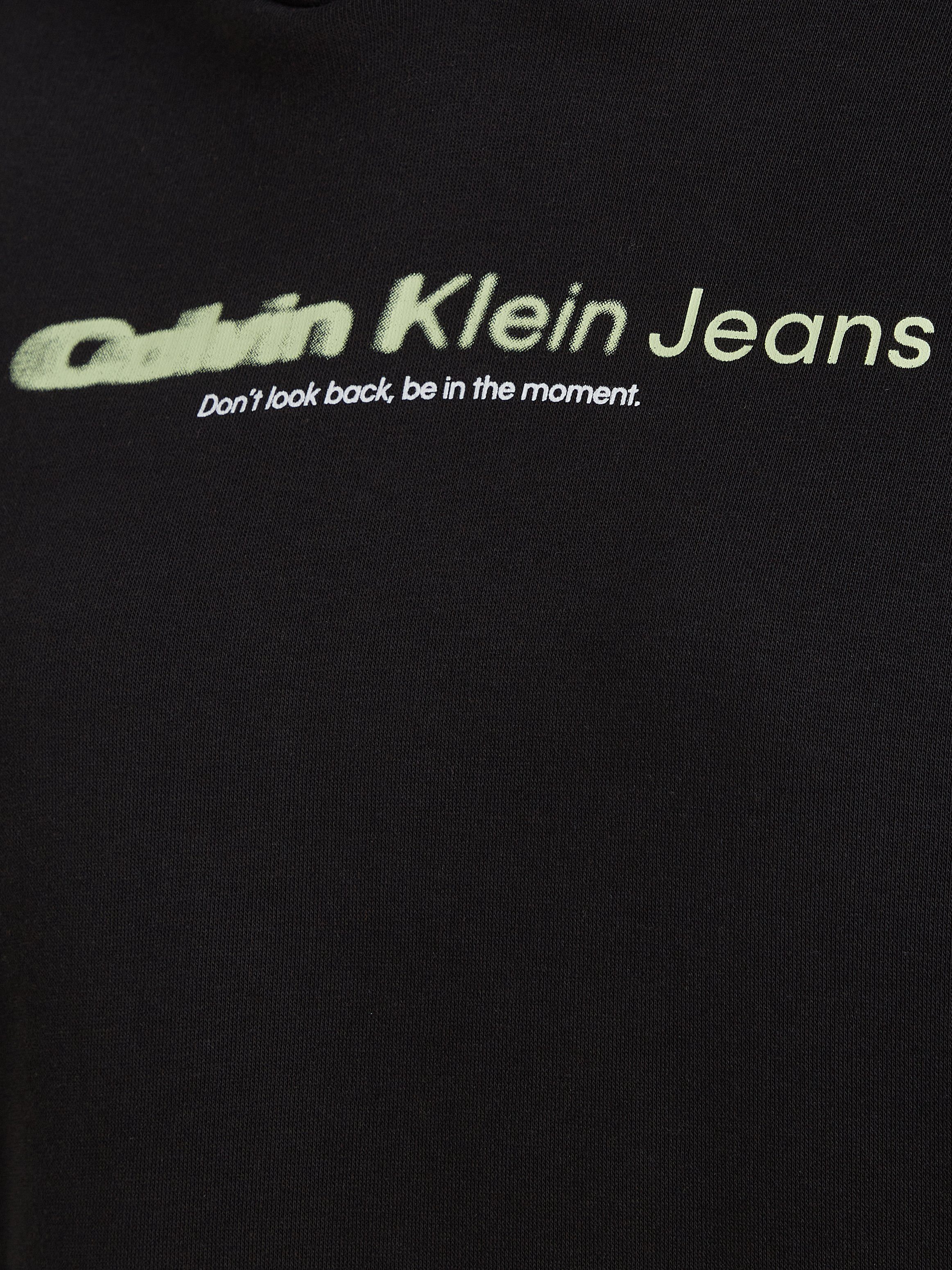 Calvin Klein Sweatjurk CK SLOGAN HOODIE DRESS