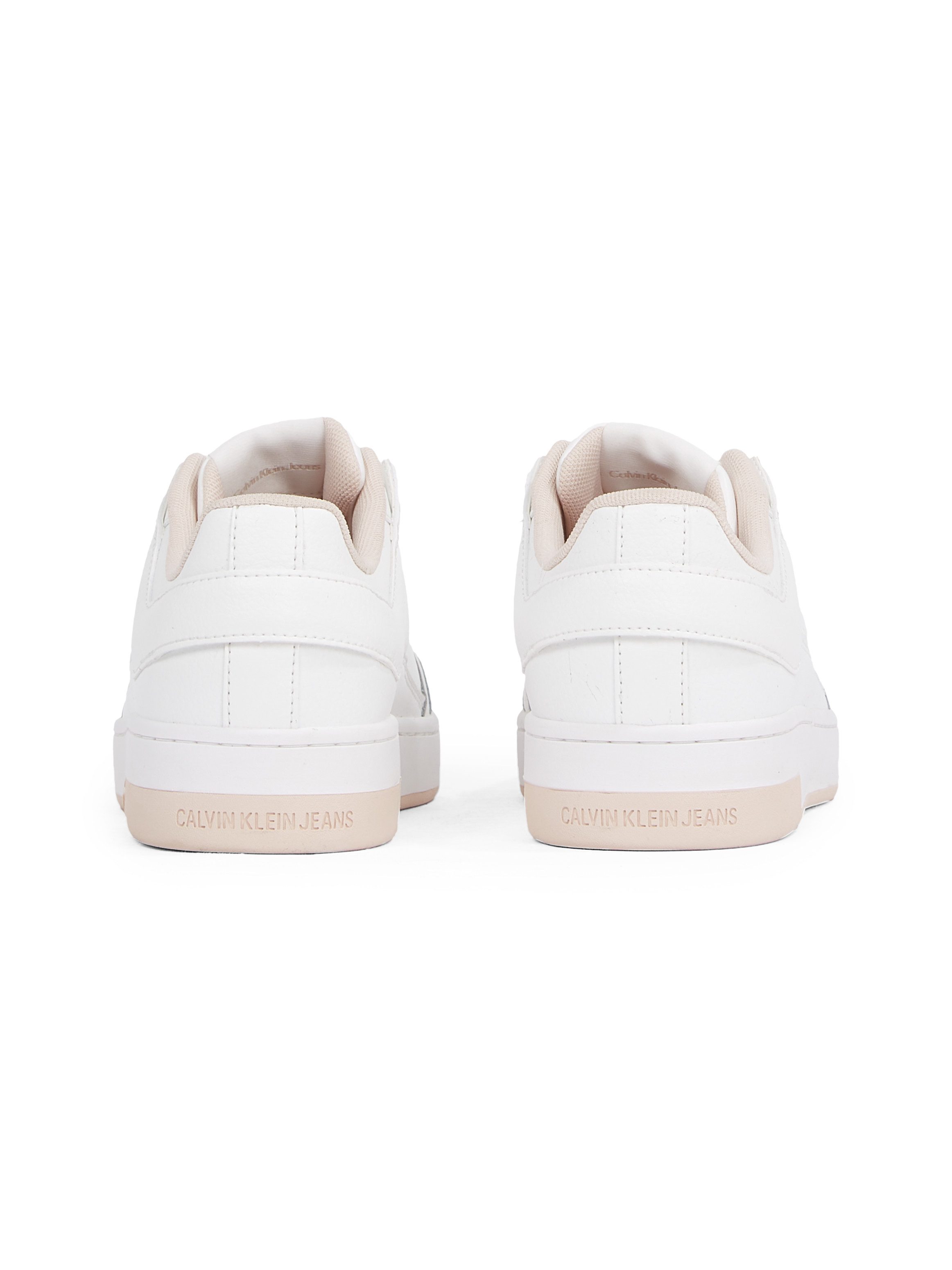 Calvin Klein Sneakers BASKET CUPSOLE LOW MIX vrijetijdsschoen, lage schoen, veterschoen in sportieve uitstraling