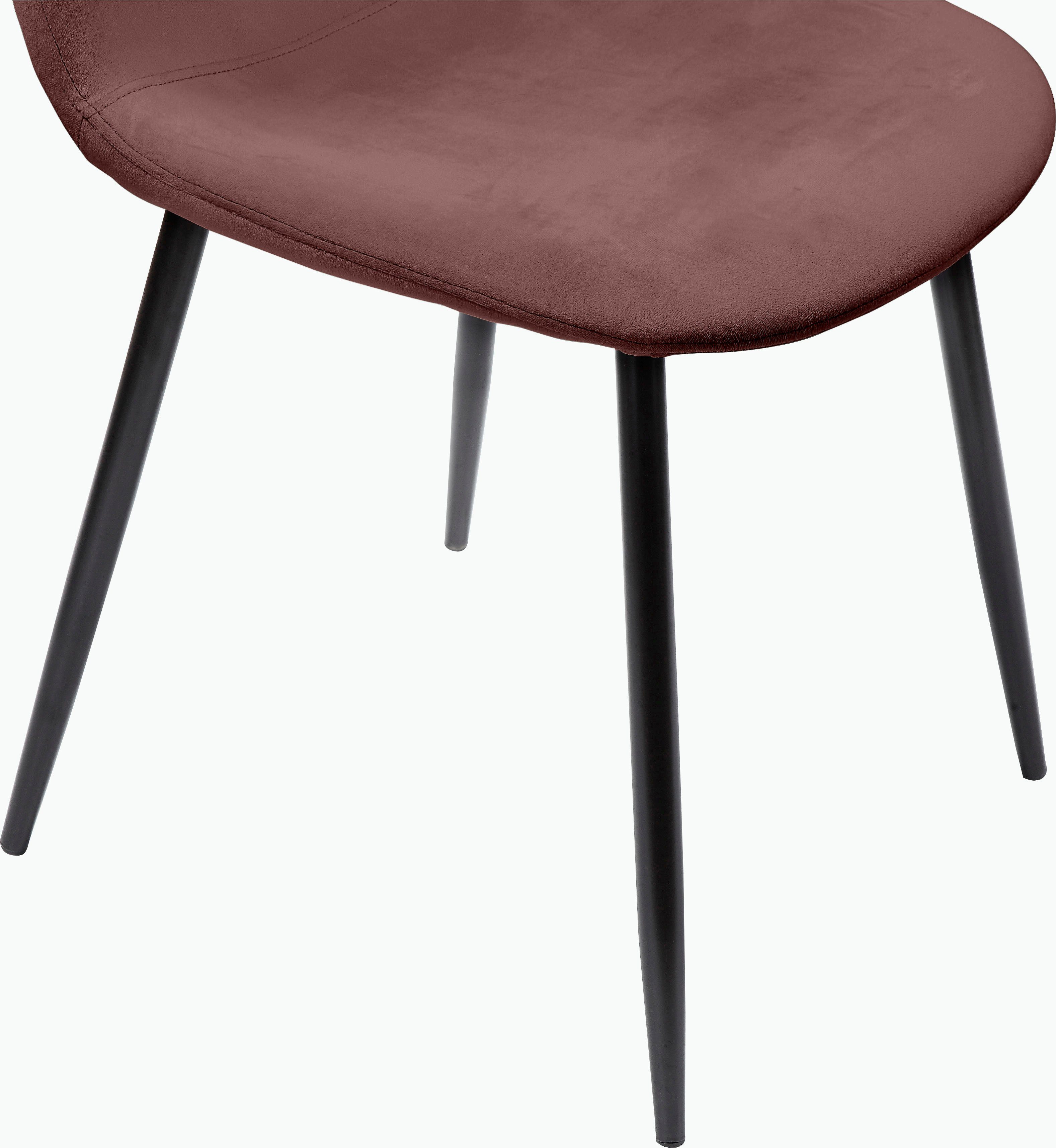 Leonique Eethoek Eadwine, TOPSELLER! Tafel plus 4 stoelen, zitgroep bestaande uit eettafel 160 cm en 4 eetkamerstoelen, gestoffeerde stoelen (set, 5-delig)