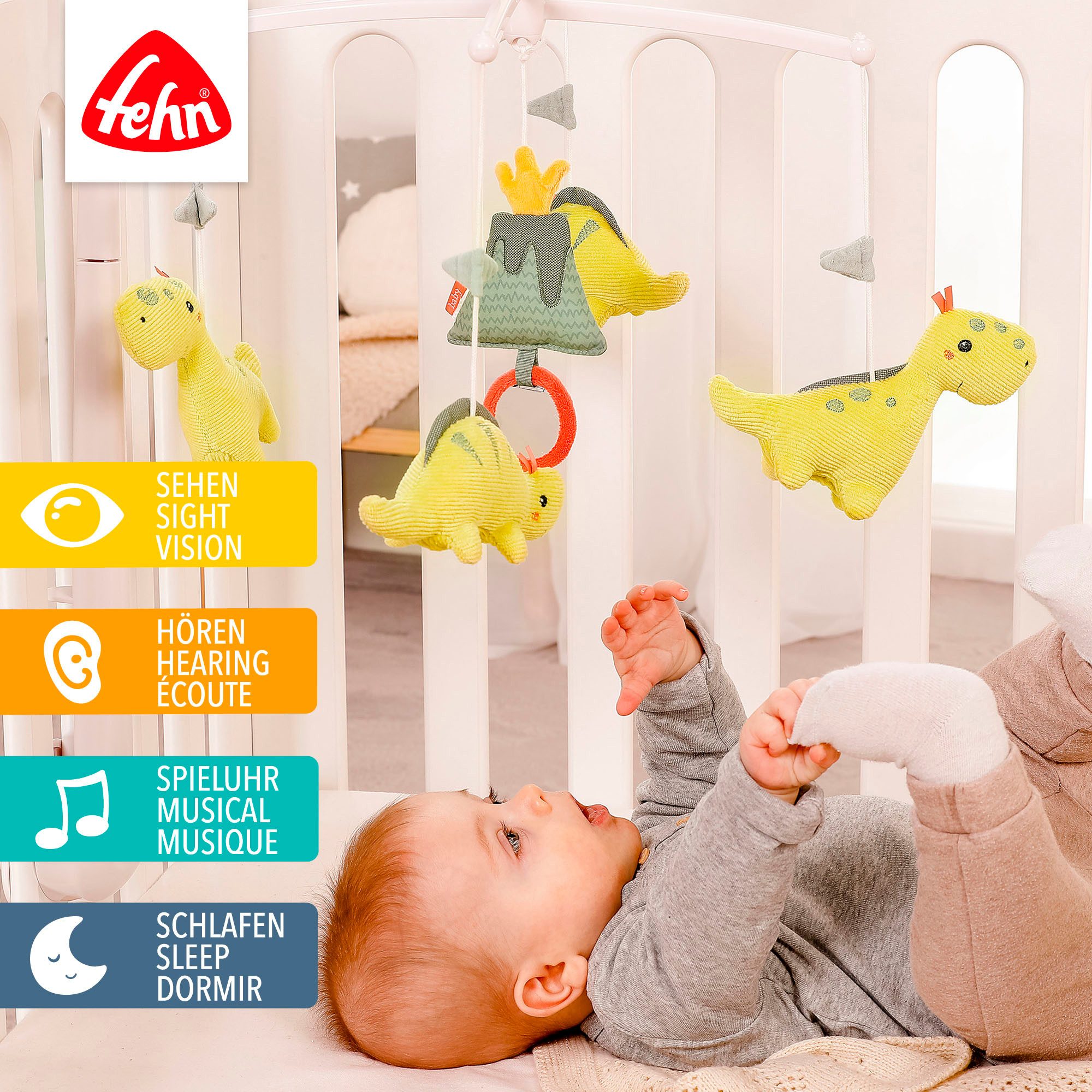 Fehn Mobiel Happy Dino, muziekmobiel