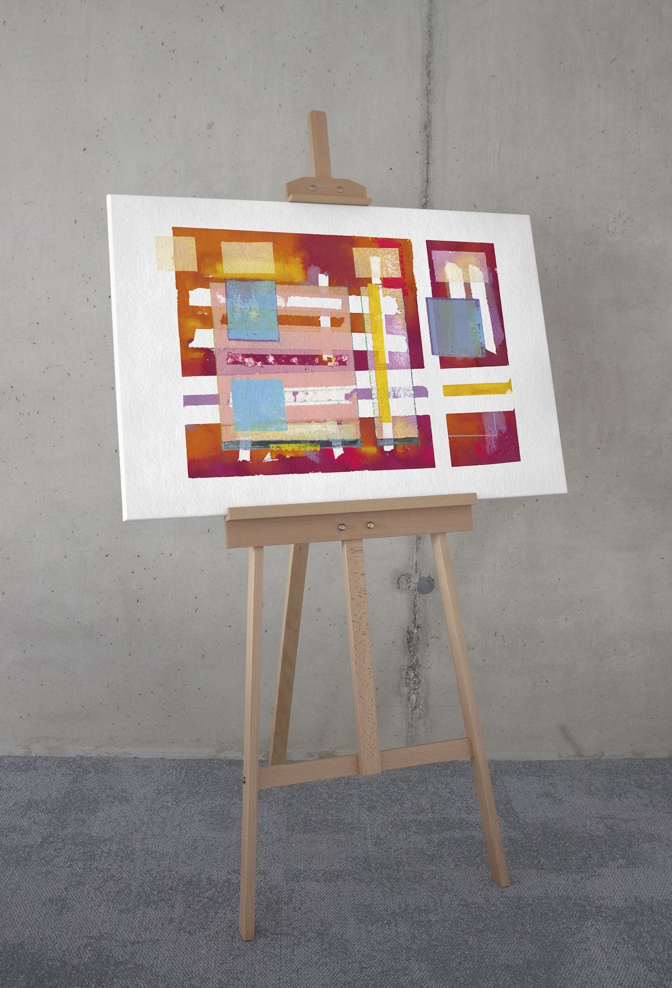 Komar Artprint op linnen Geometric Style - Afmeting 60 x 90 cm (1 stuk)