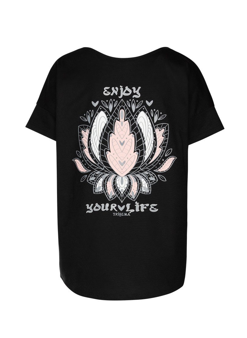 Trigema T-shirt TRIGEMA oversized T-shirt met printmotieven (1-delig)
