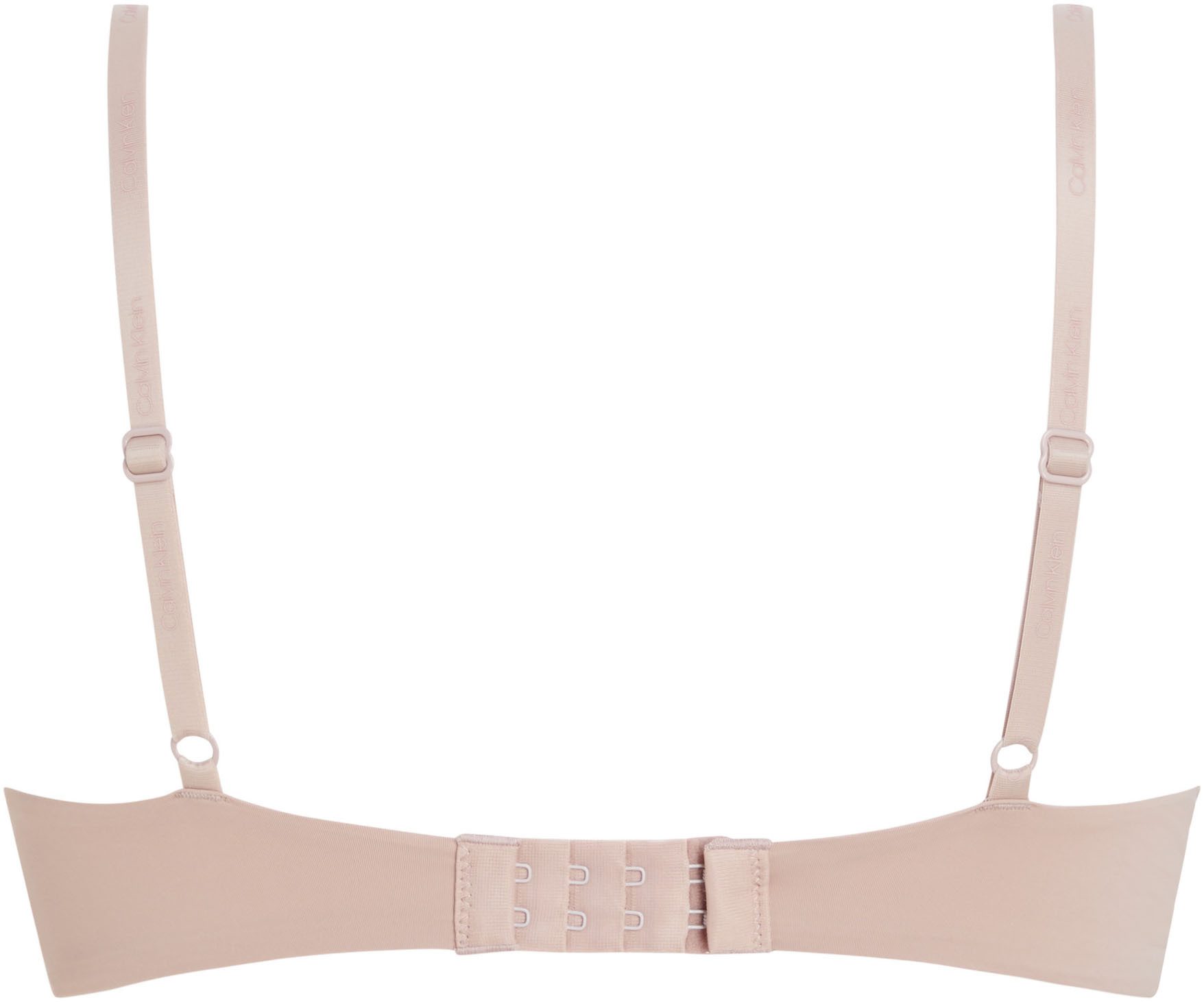 Calvin Klein Push-up-bh PUSH UP PLUNGE met logo-print op de bandjes