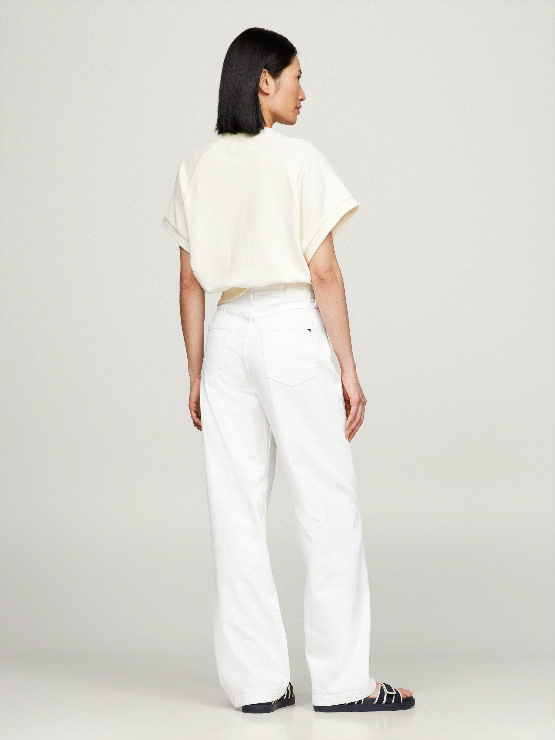 Tommy Hilfiger Straight jeans RELAXED STRAIGHT HW PAM met tommy hilfiger logo-badge