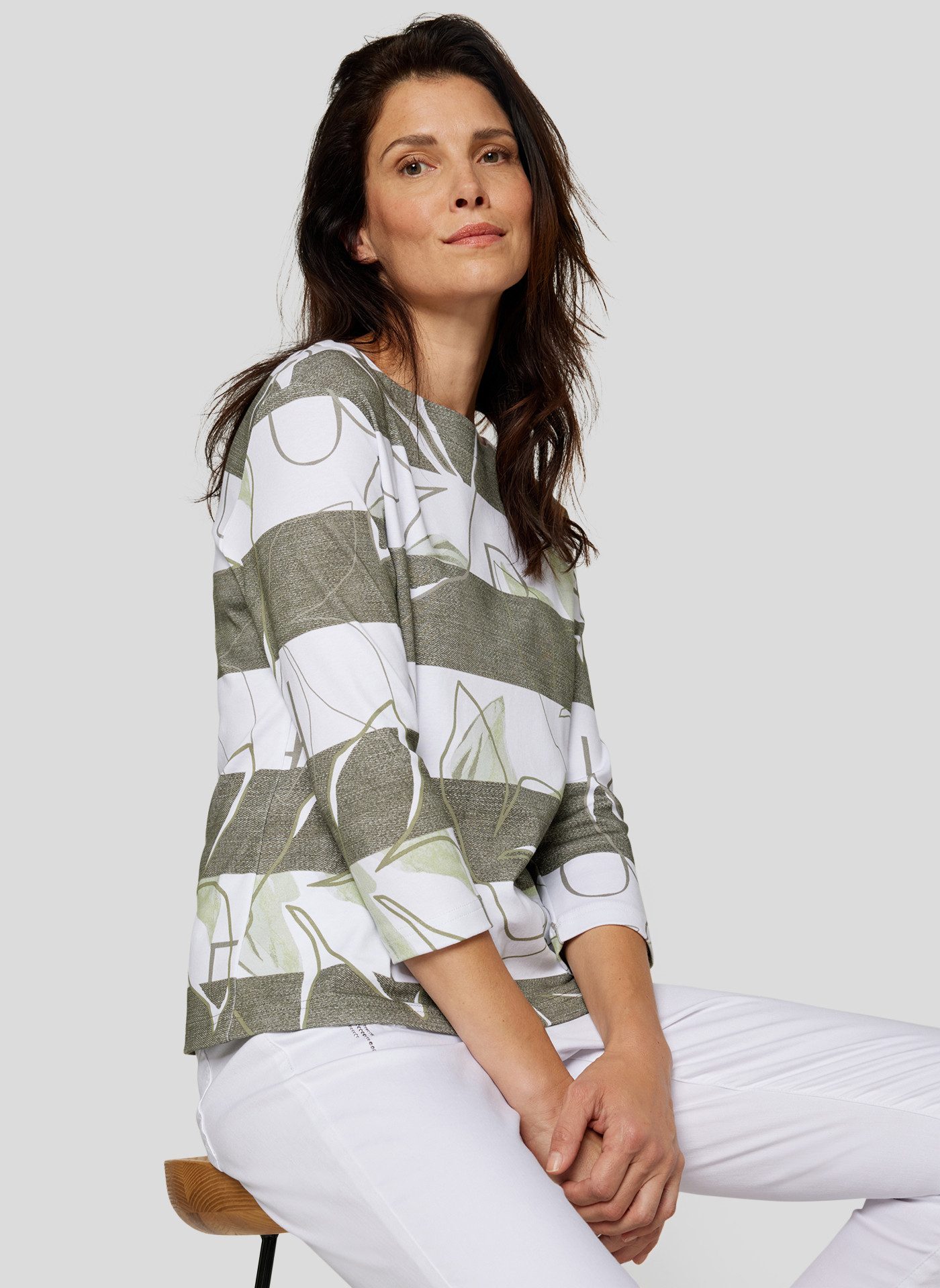 Rabe Shirt met 3/4 mouwen
