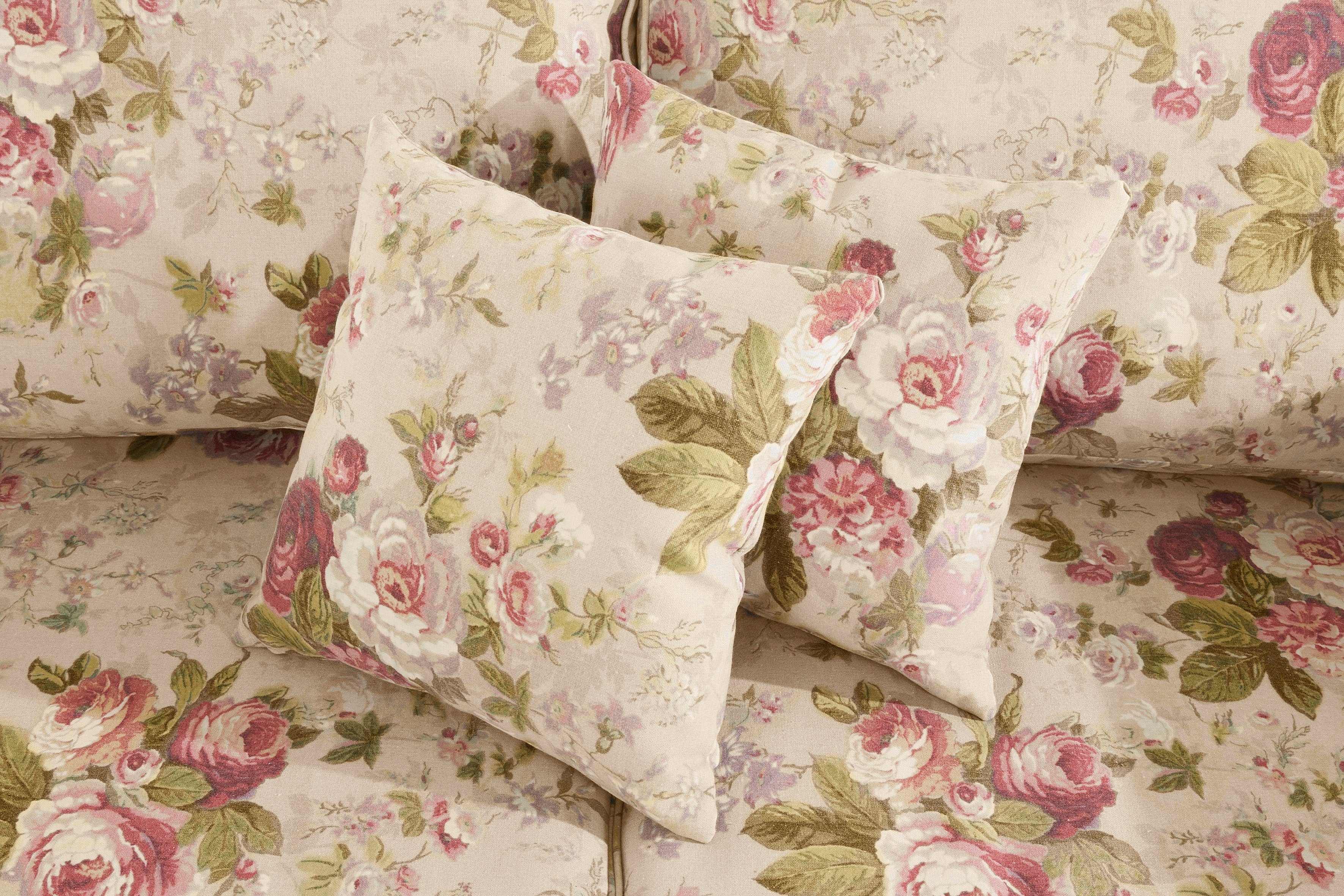 Home affaire 2-zitsbank Shadmoor Hoezen-look, in uni of met bloemenprint