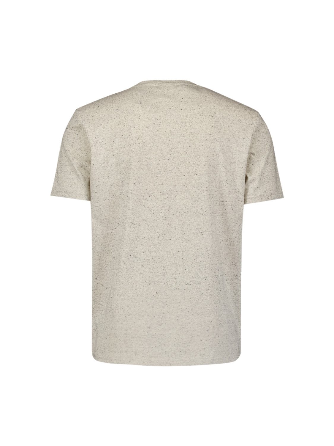 NO EXCESS T-shirt met borstzak in gemêleerde uitstraling