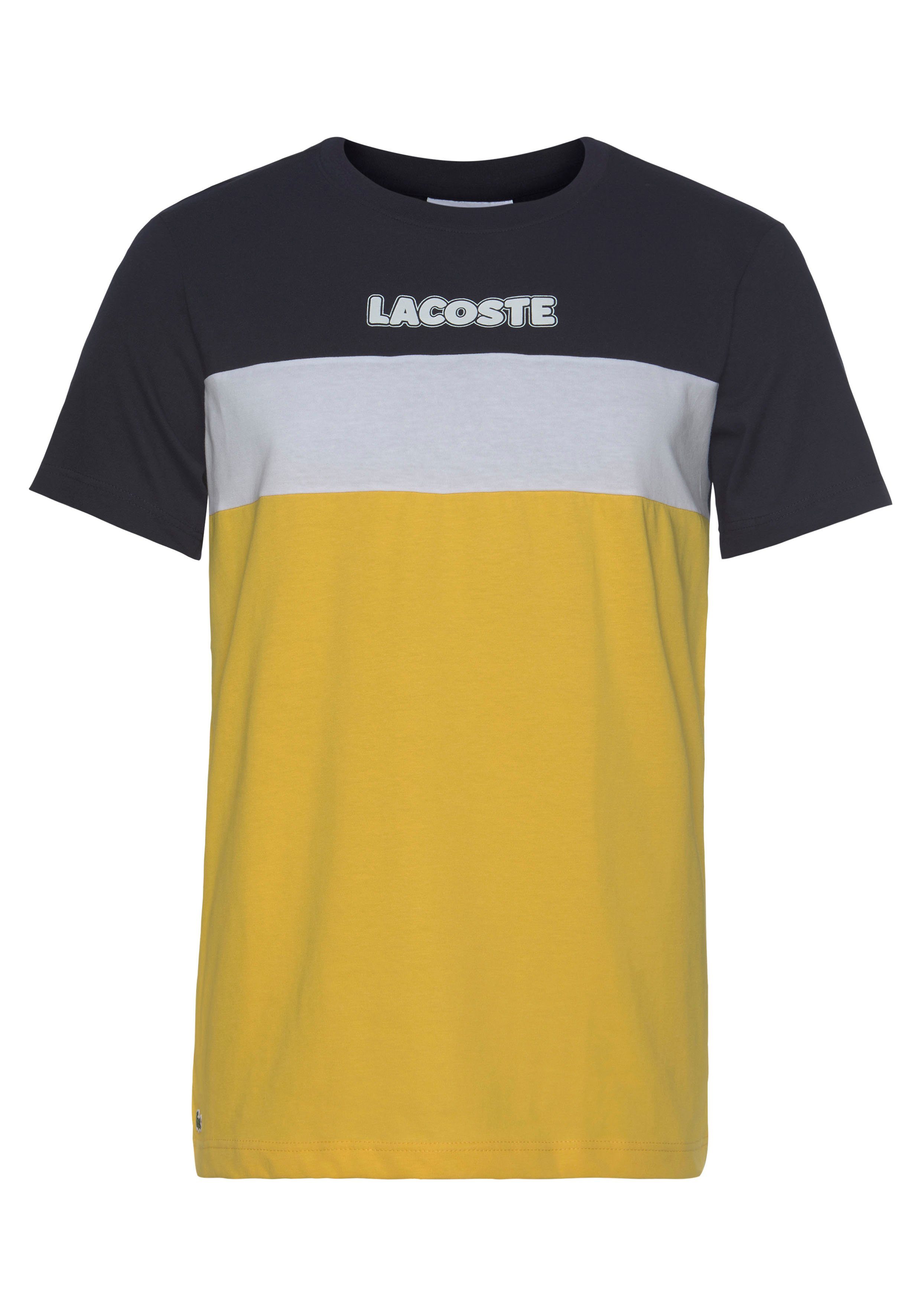 lacoste shirt geel