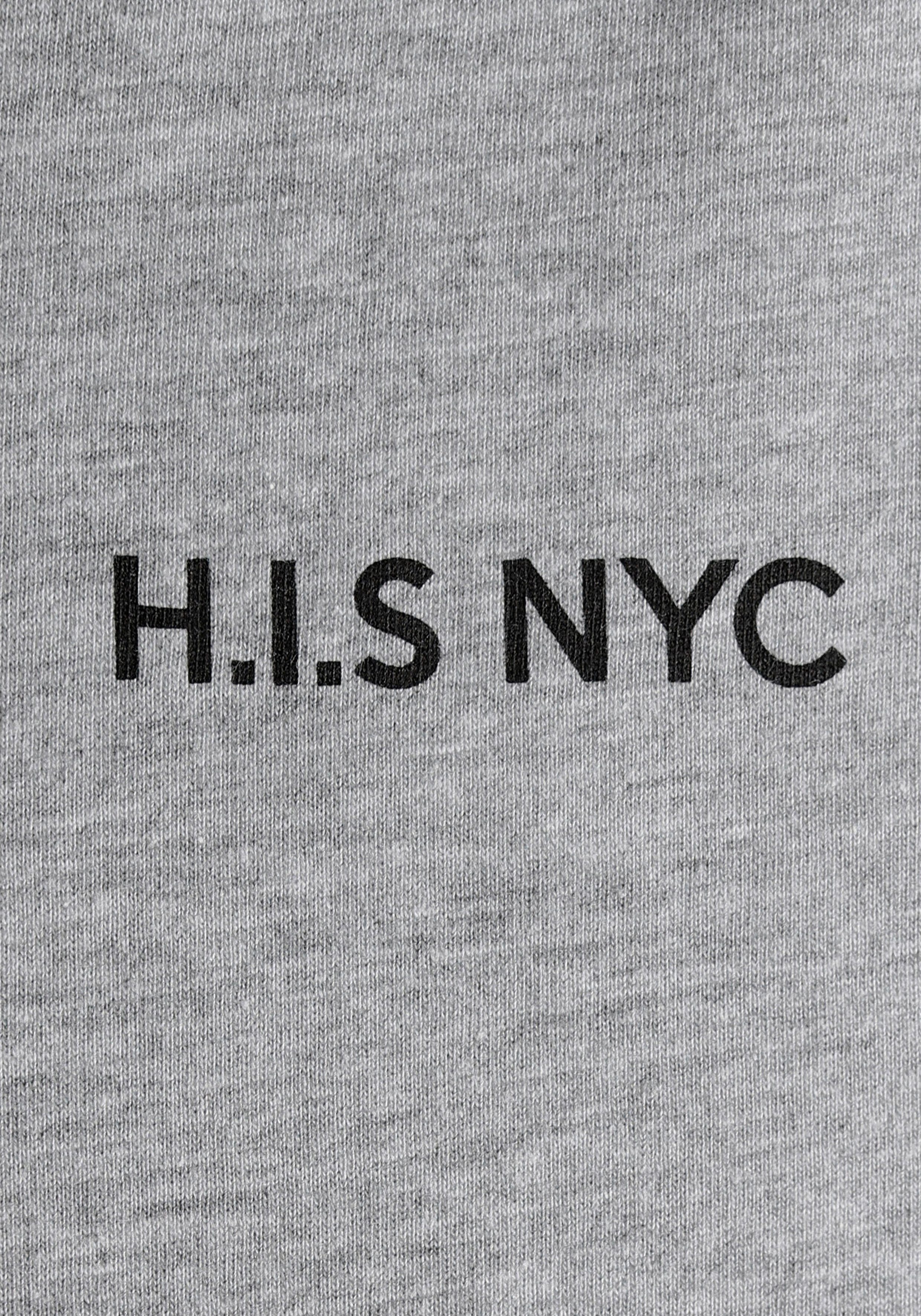 H.I.S Shirt met V-hals Korte mouwen, slim fit, van katoen (Set van 3)