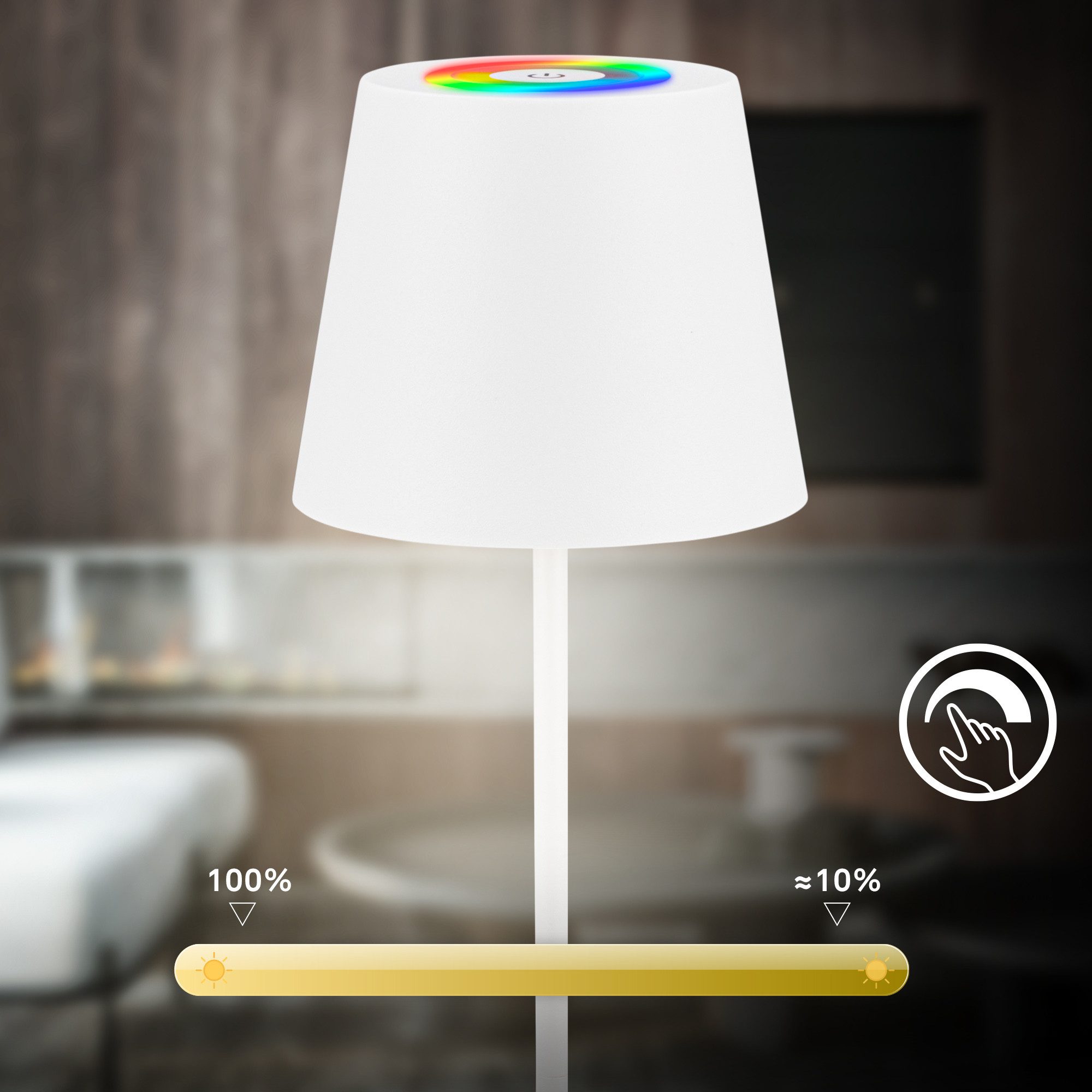Briloner Leuchten Led-tafellamp Calida