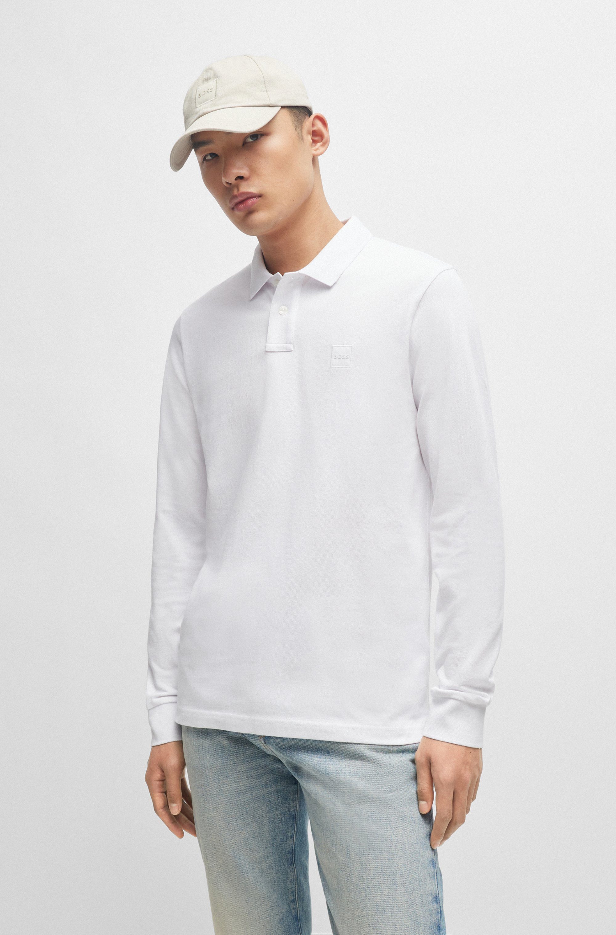 Boss Orange Poloshirt Passerby met boss badge