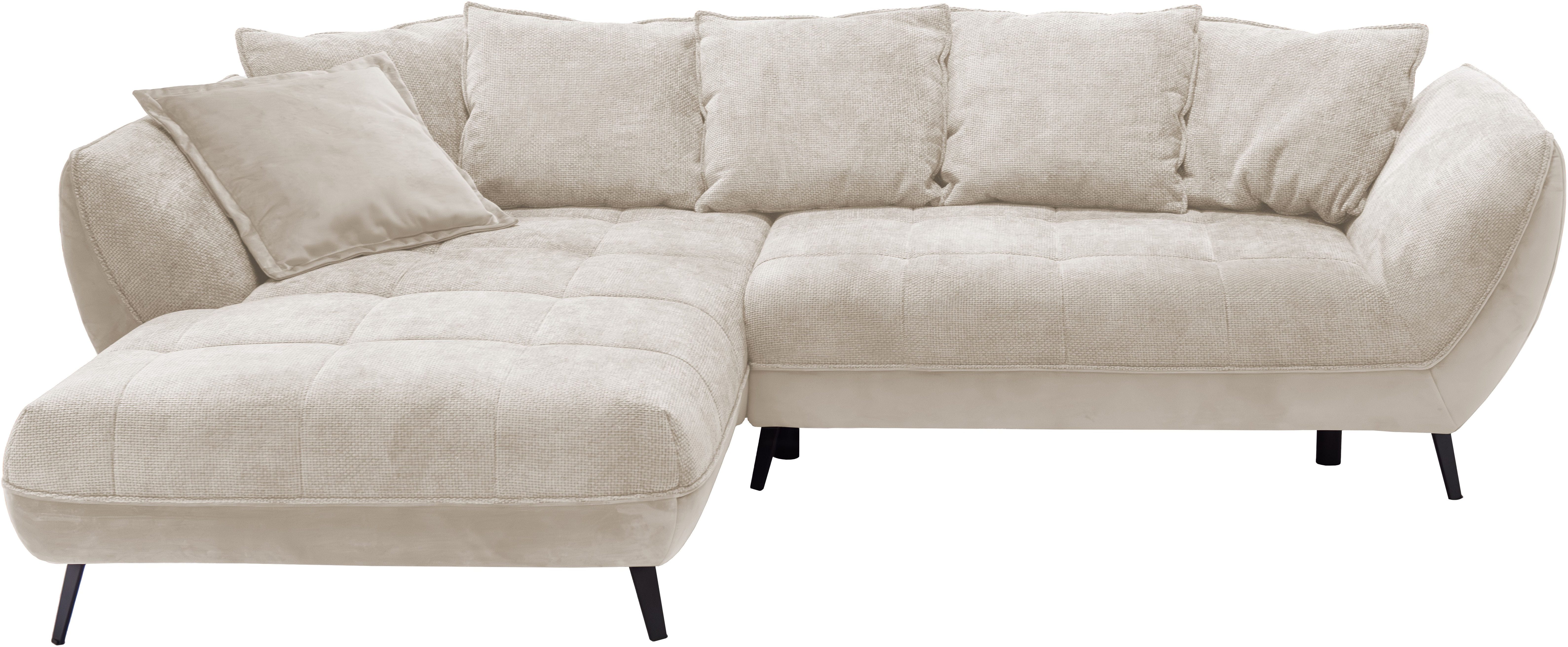 exxpo - sofa fashion Hoekbank Midway met eenvoudige Easy-Lift bedfunctie, comfortabel en modern