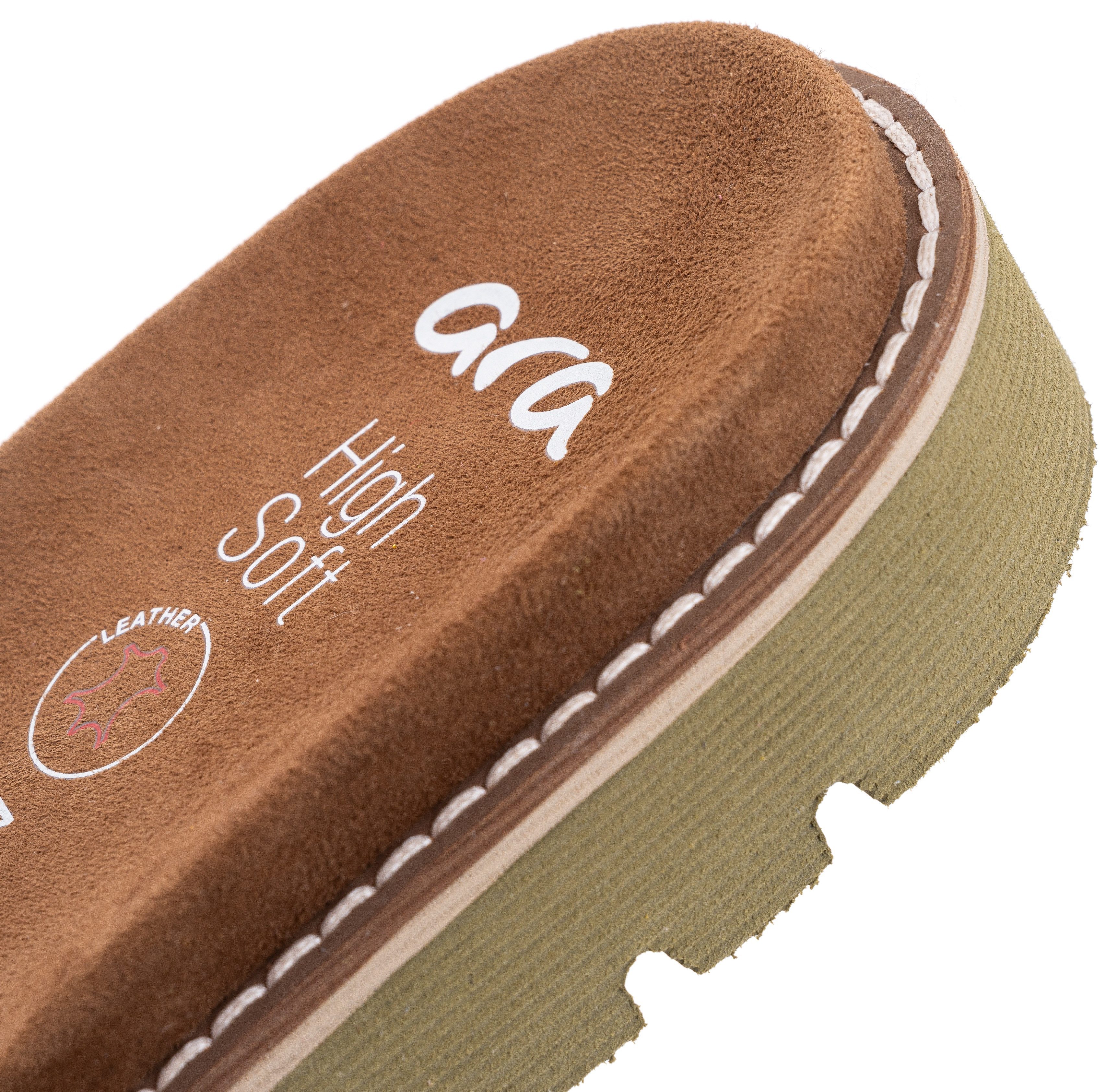 Ara Slippers KENT , slides, flats, sandaal met geplooide bandage