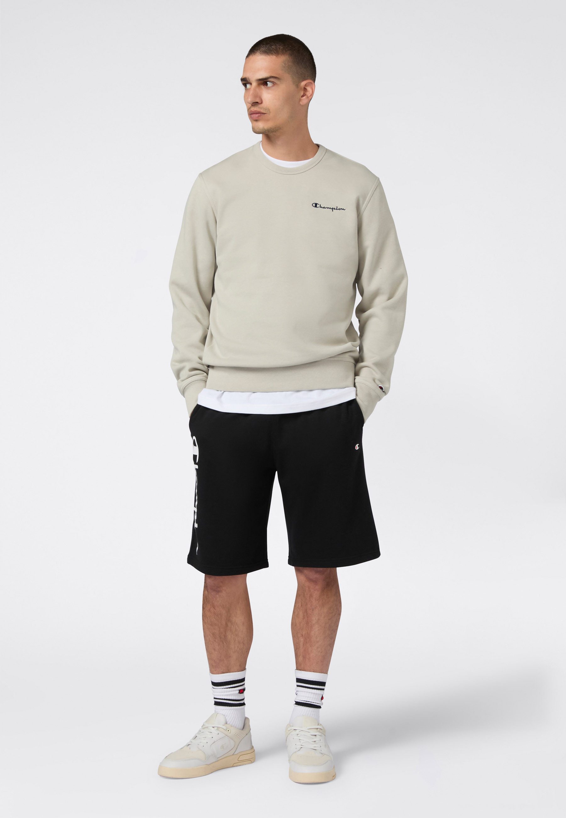 Champion Sweatshort BASICS Terry Shorts Large Logo (1-delig)