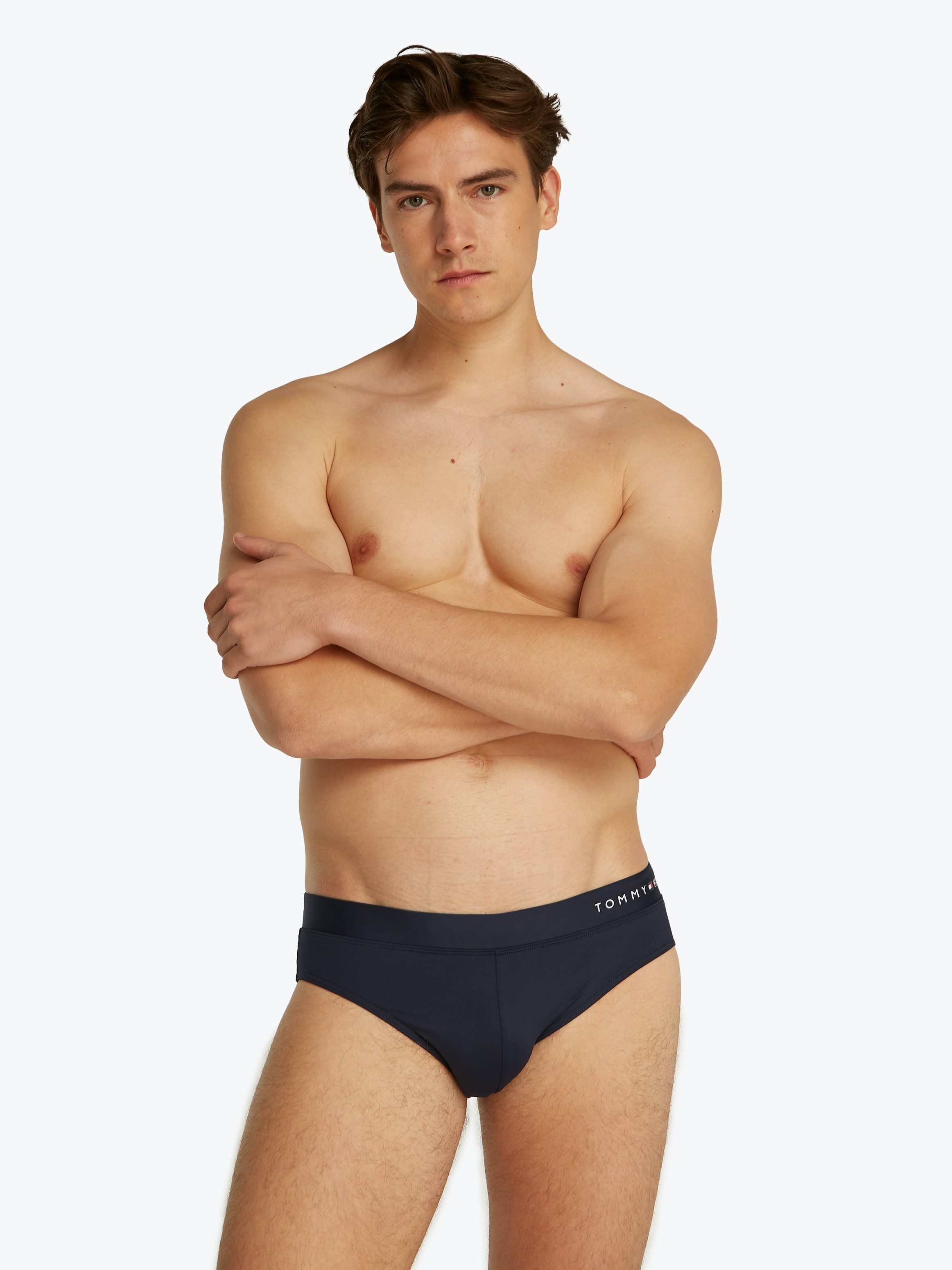 Tommy Hilfiger Swimwear Zwembroek Brief met een logo-opschrift