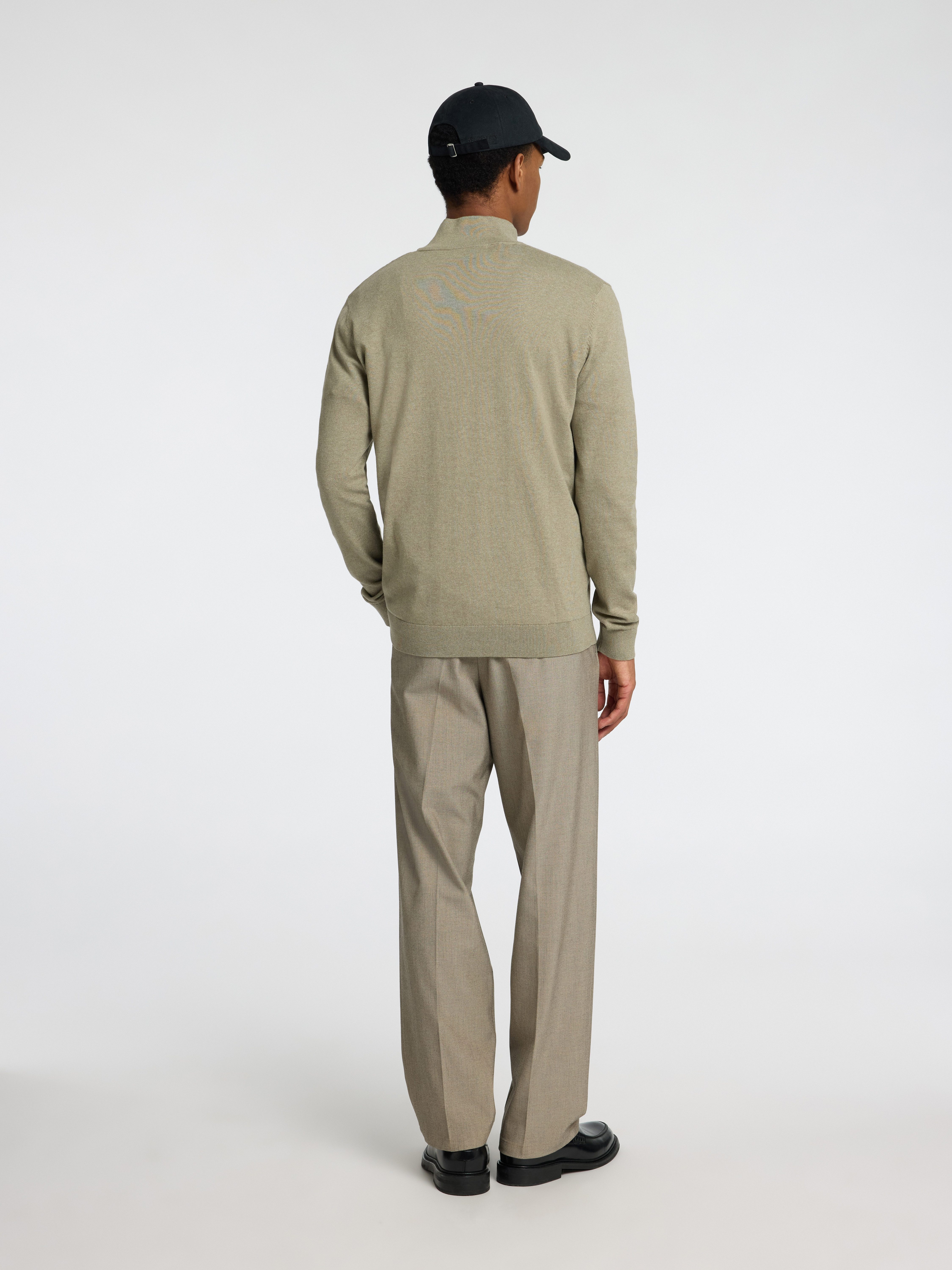 SELECTED HOMME Schipperstrui SLHBERG HALF ZIP CARDIGAN NOOS
