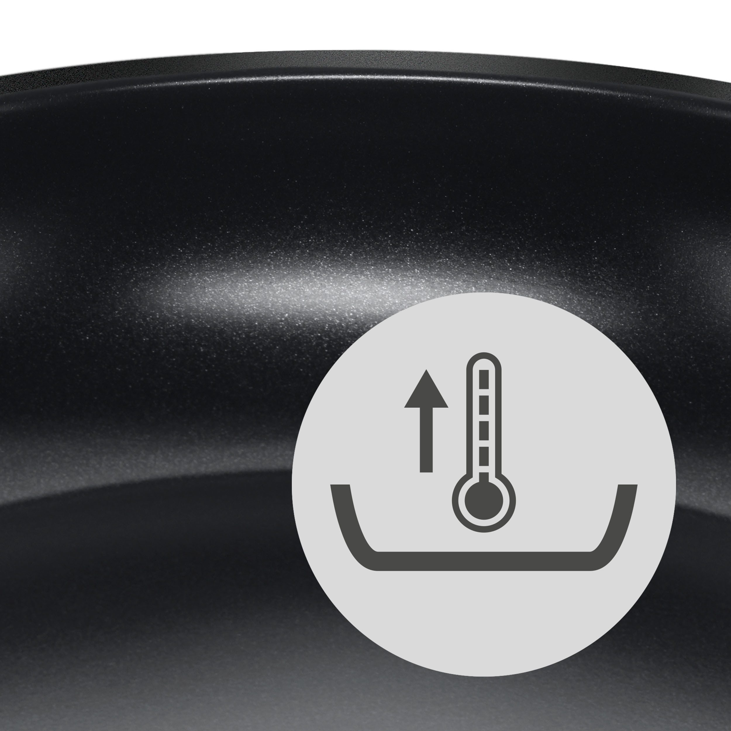 WMF Koekenpan Durado roestvrijstalen pan 28 cm, inductie Antiaanbaklaag, geschikt voor alle soorten fornuizen, energiezuinig (1-delig)
