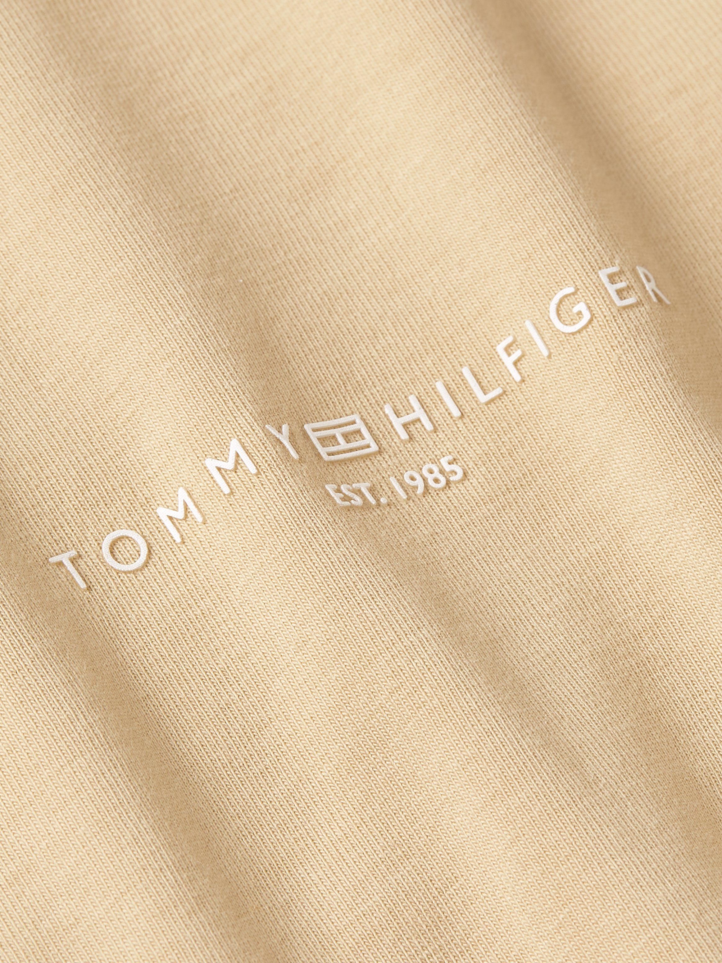 Tommy Hilfiger Shirt met ronde hals 1985 REG MINI CORP LOGO C-NK SS met logo en borduursel