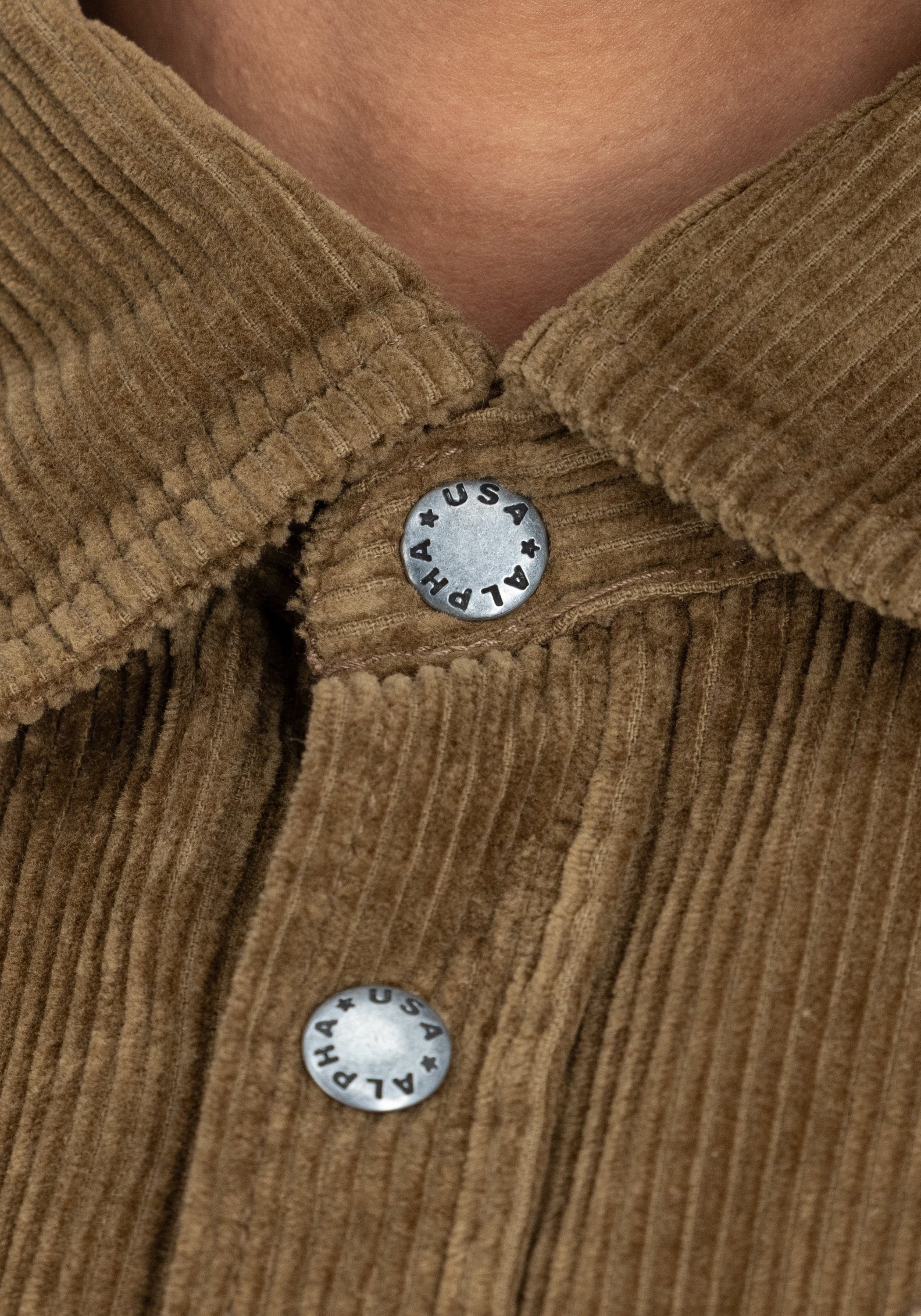 Alpha Industries Overhemdjasje ALPHA INDUSTRIES Men - Overshirts Cord Overshirt