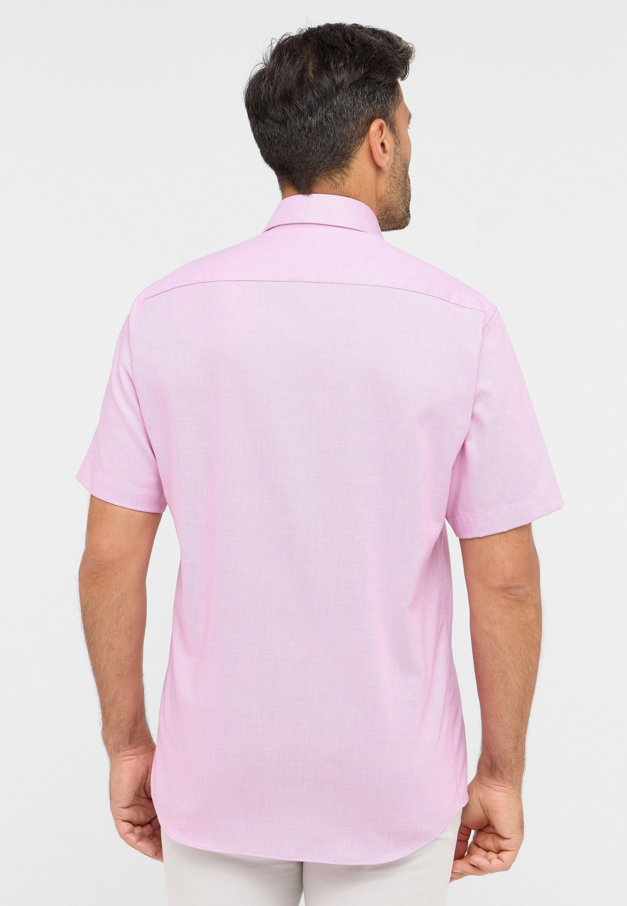 Eterna Overhemd met korte mouwen MODERN FIT NON IRON (strijkvrij)