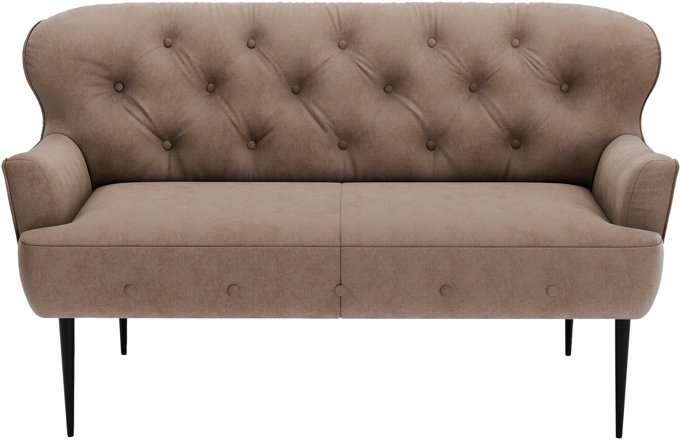 Places of Style 2-zitsbank Amber met capitonnage, in verschillende stofsoorten