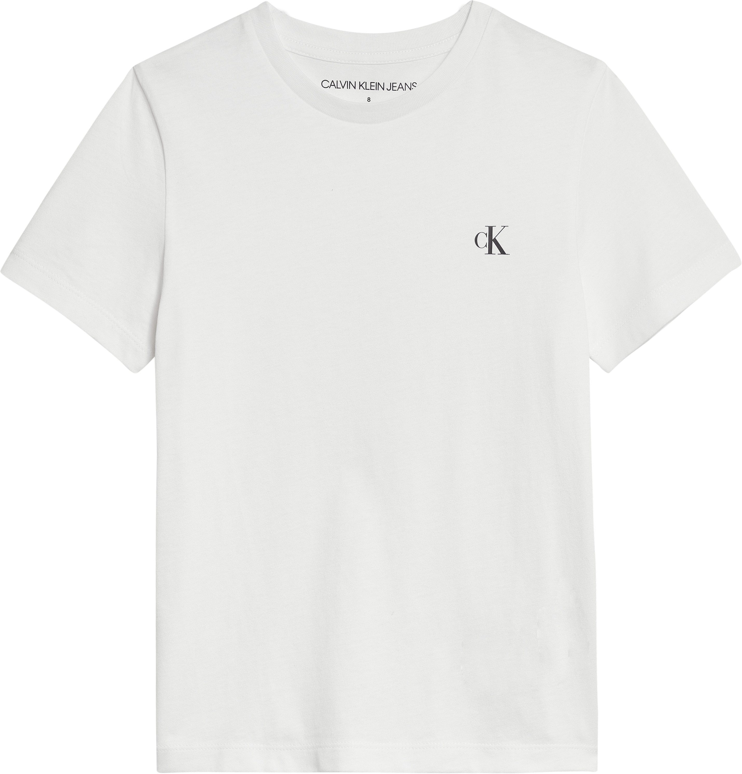 Calvin Klein T-shirt 2-PACK MONOGRAM TOP voor kinderen tot 16 jaar met logo-opdruk (2-delig)