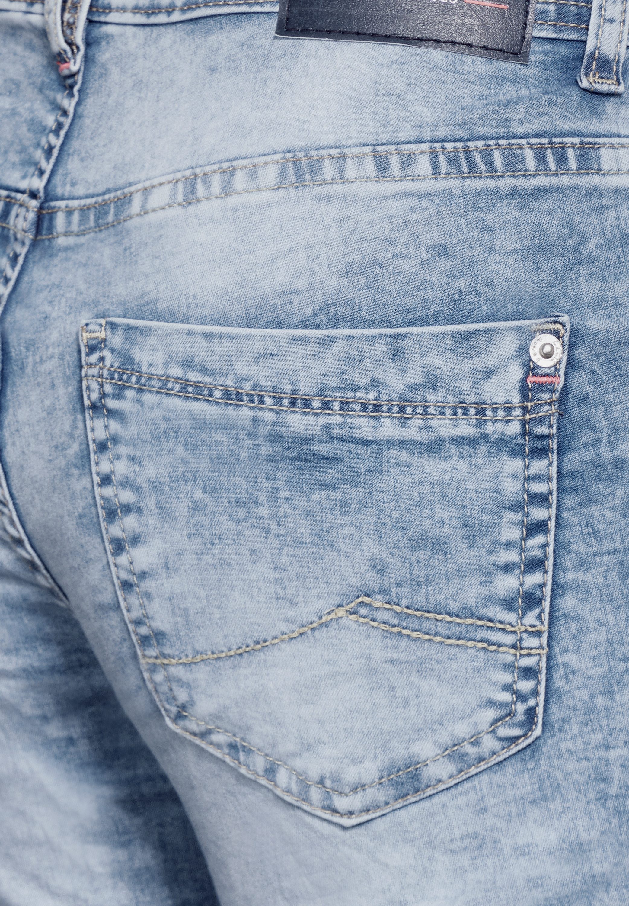 Cecil Short Stijl Scarlett van denim/jeans in 5-pocket-stijl