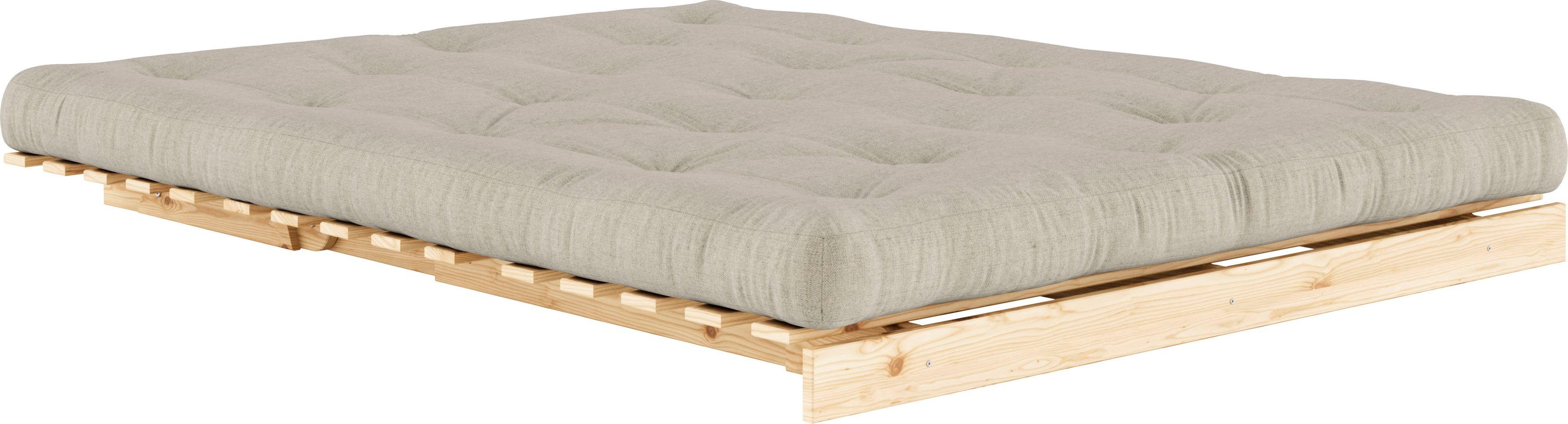 Karup Slaapbank Roots slaapbank, logeerbed, bank incl. futonmatras Ligoppervlak 90/140/160 x200 cm, FSC® gecertificeerd grenenhout