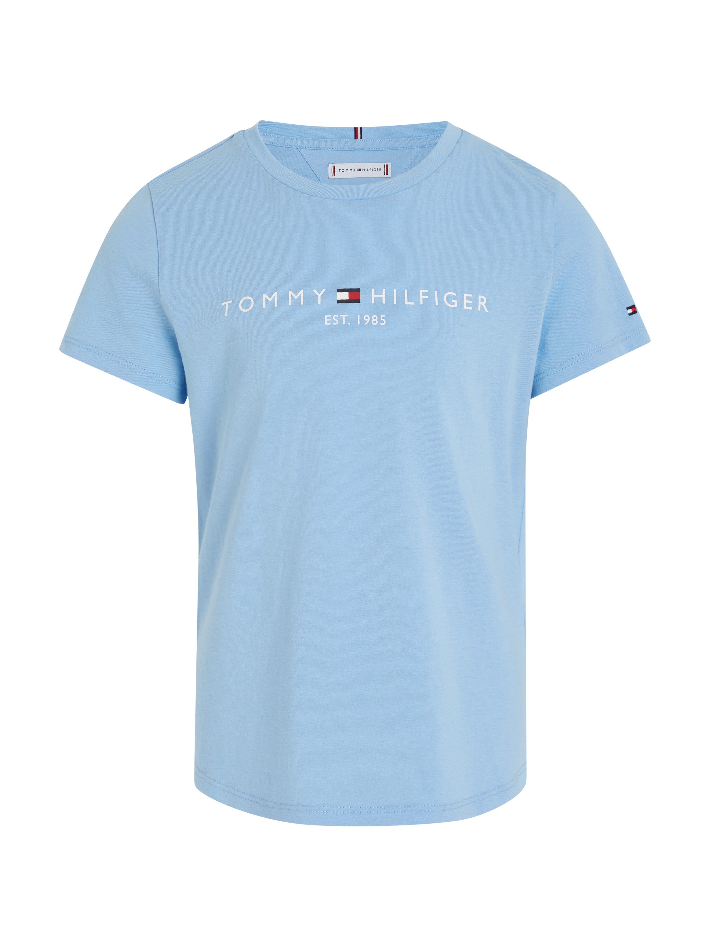 Tommy Hilfiger Shirt met korte mouwen ESSENTIAL TEE S/S met tommy hilfiger logo-opschrift (1-delig)