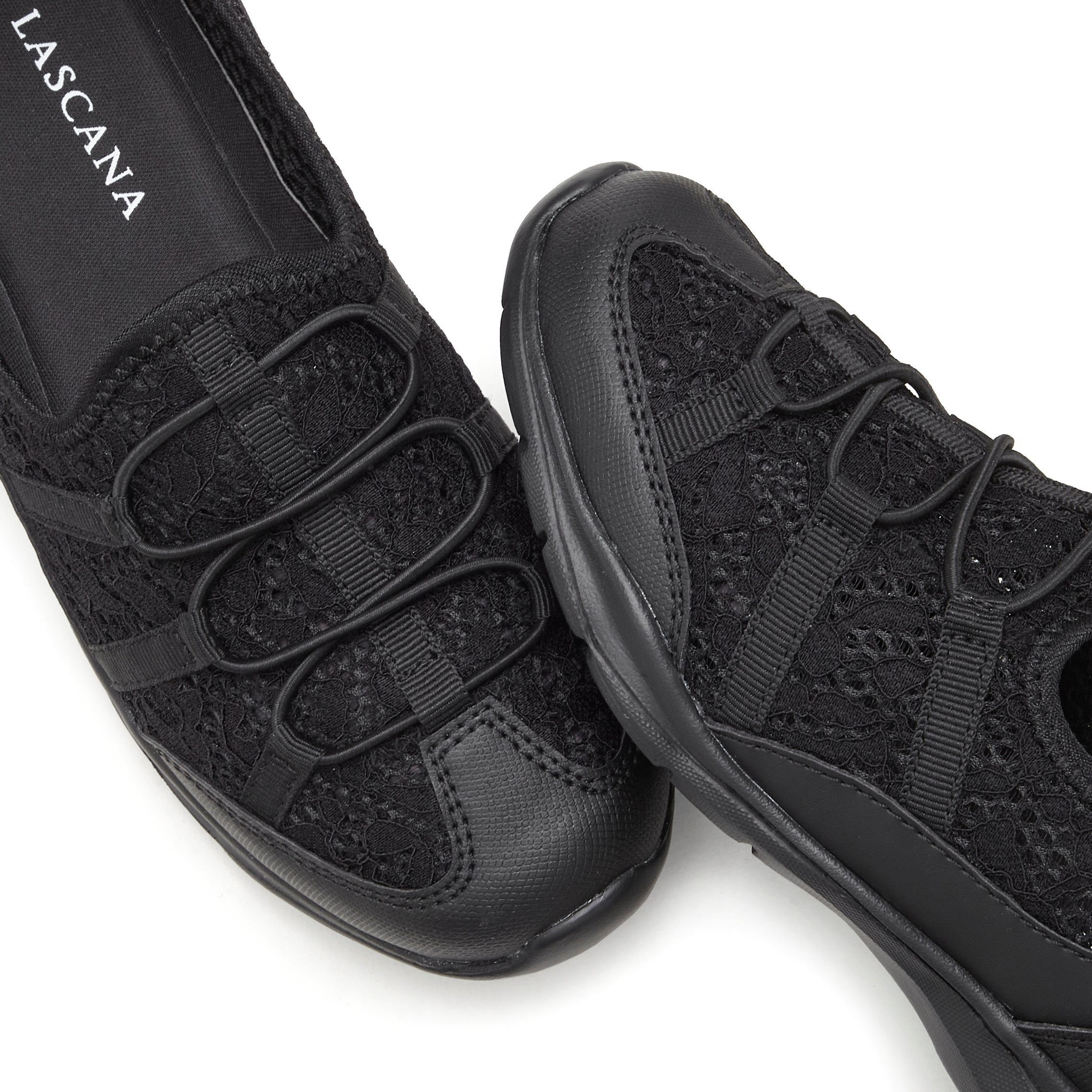 Lascana Sneakers Vrijetijdsschoen, lage schoen, lichte slipper, slip-on sneaker VEGAN
