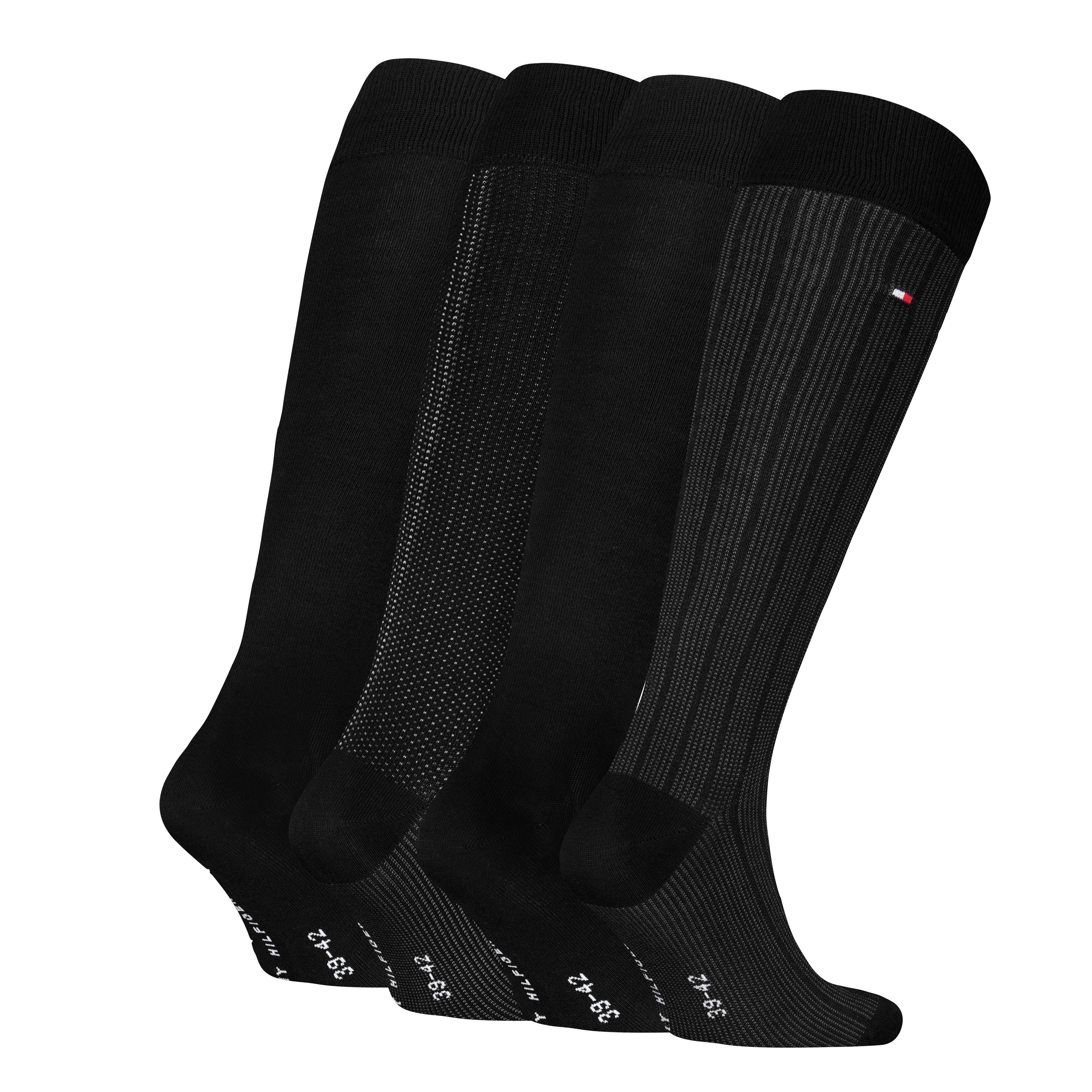 Tommy Hilfiger Kniekousen TH MEN KNEEHIGH 4P TIN GIFTBOX (Set van 4)