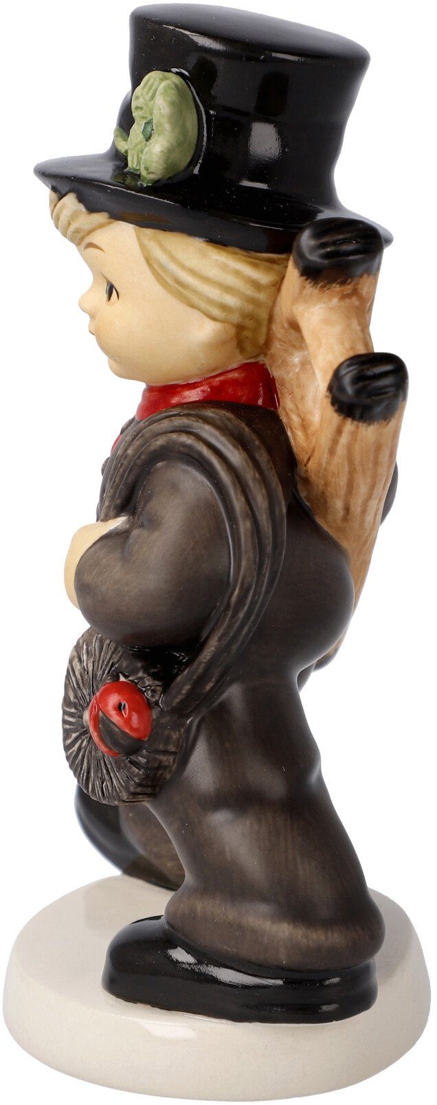 Goebel Kerstfiguur Talisman, kerstversiering Geluksbrenger, porselein, figuur - schoorsteenveger met klavertje