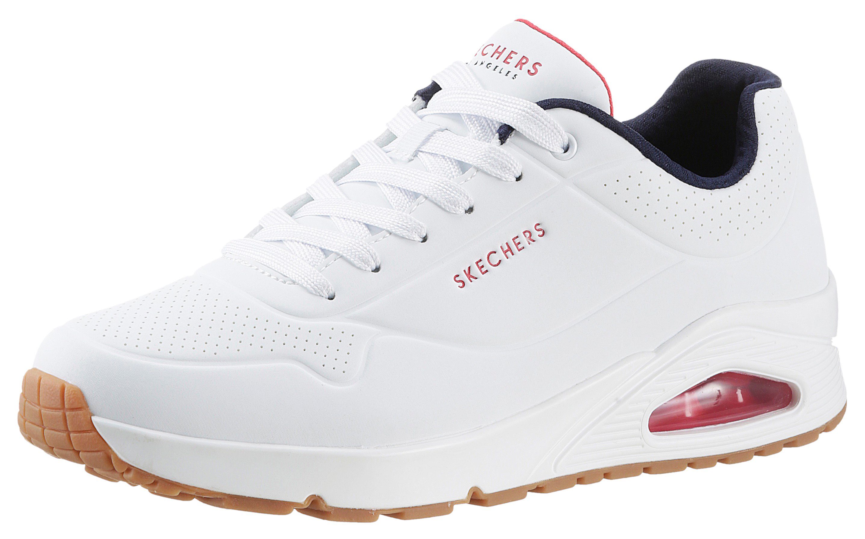 Skechers Sneakers Uno - Stand on Air , vrijetijdsschoen, lage schoen, veterschoen met extra demping