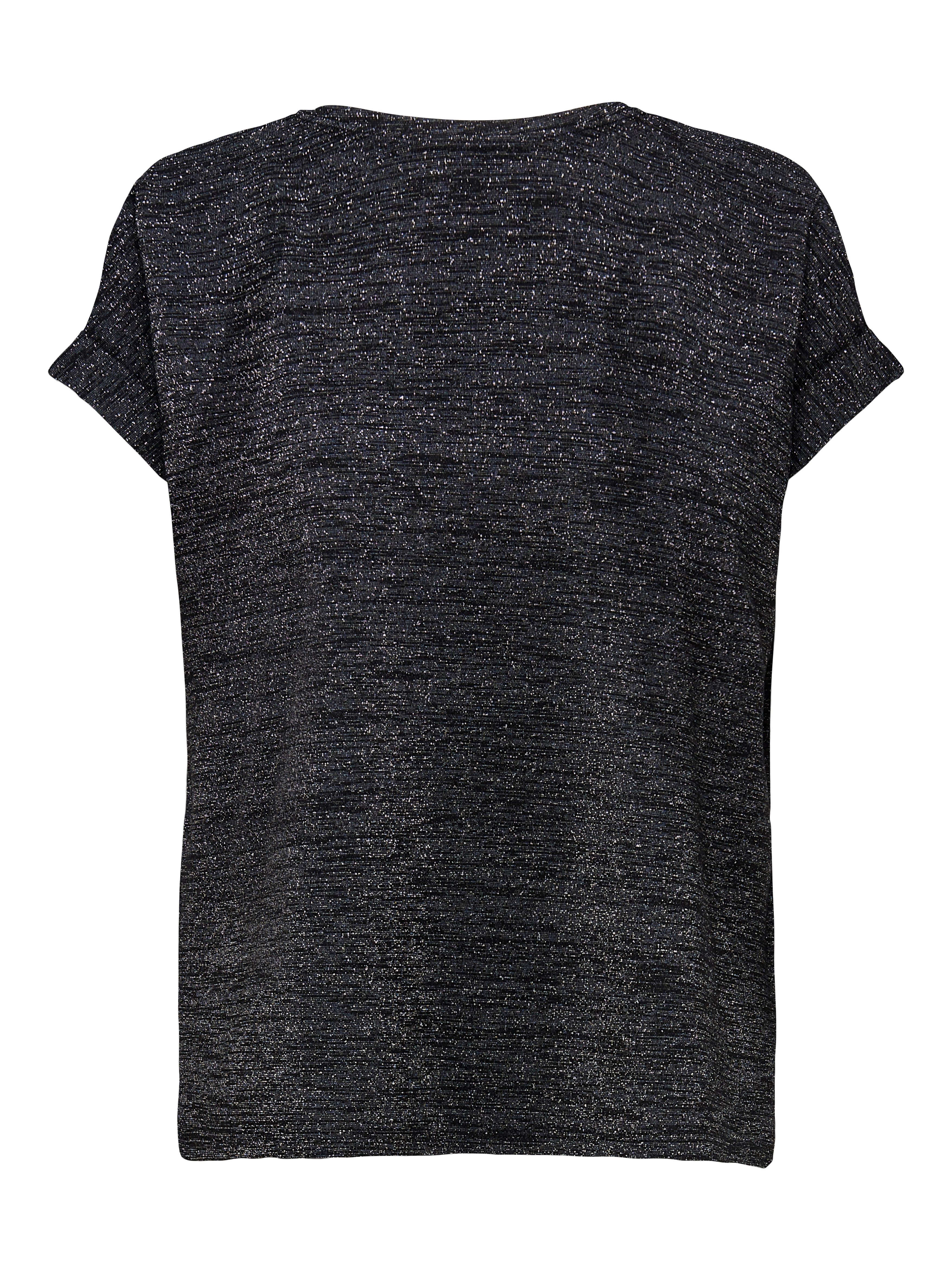 Only Shirt met korte mouwen ONLMOSTER GLITTER S/S TOP NOOS JRS