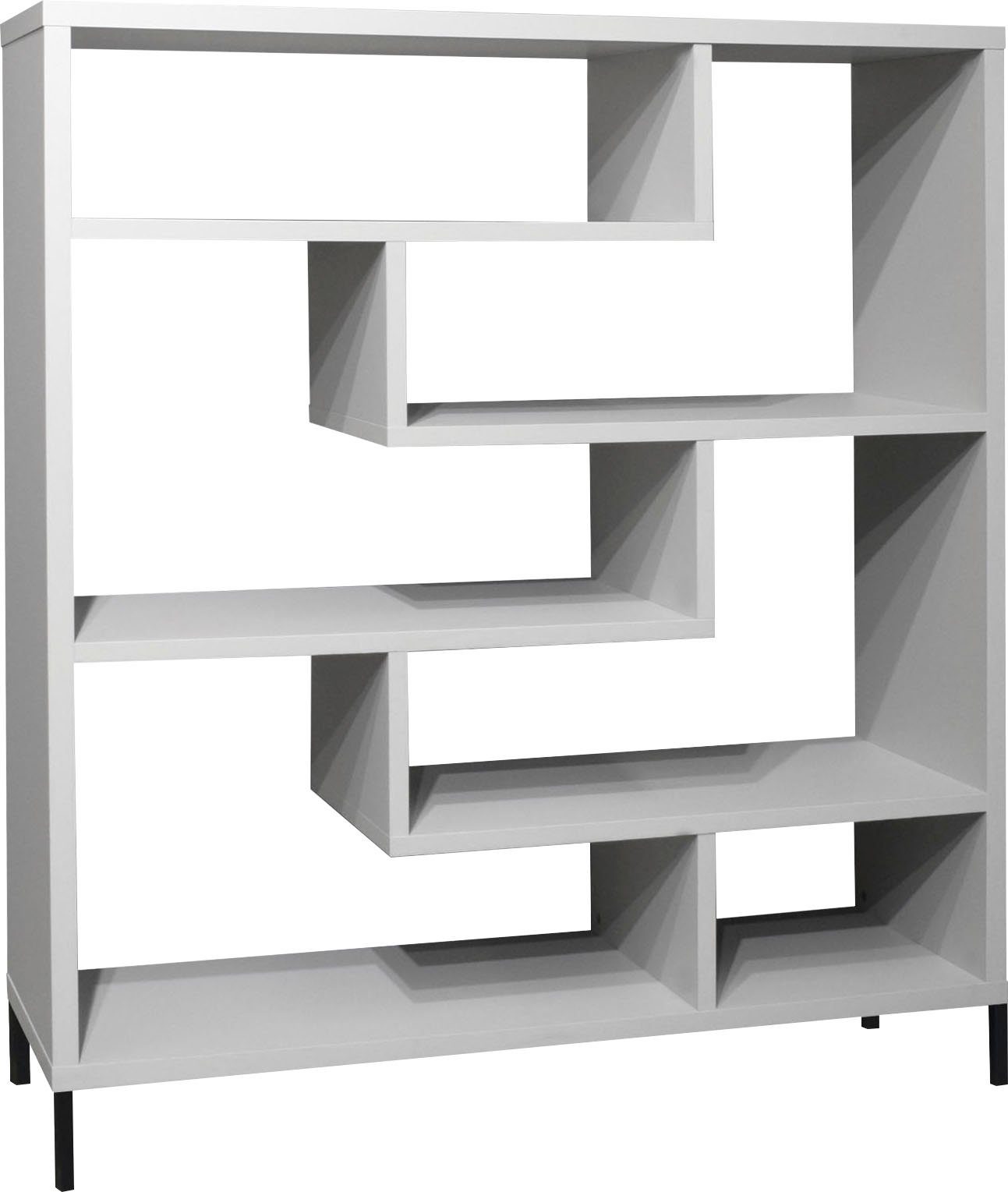Mäusbacher Roomdivider Tetrix Breedte 130 cm kamerschermen grijs