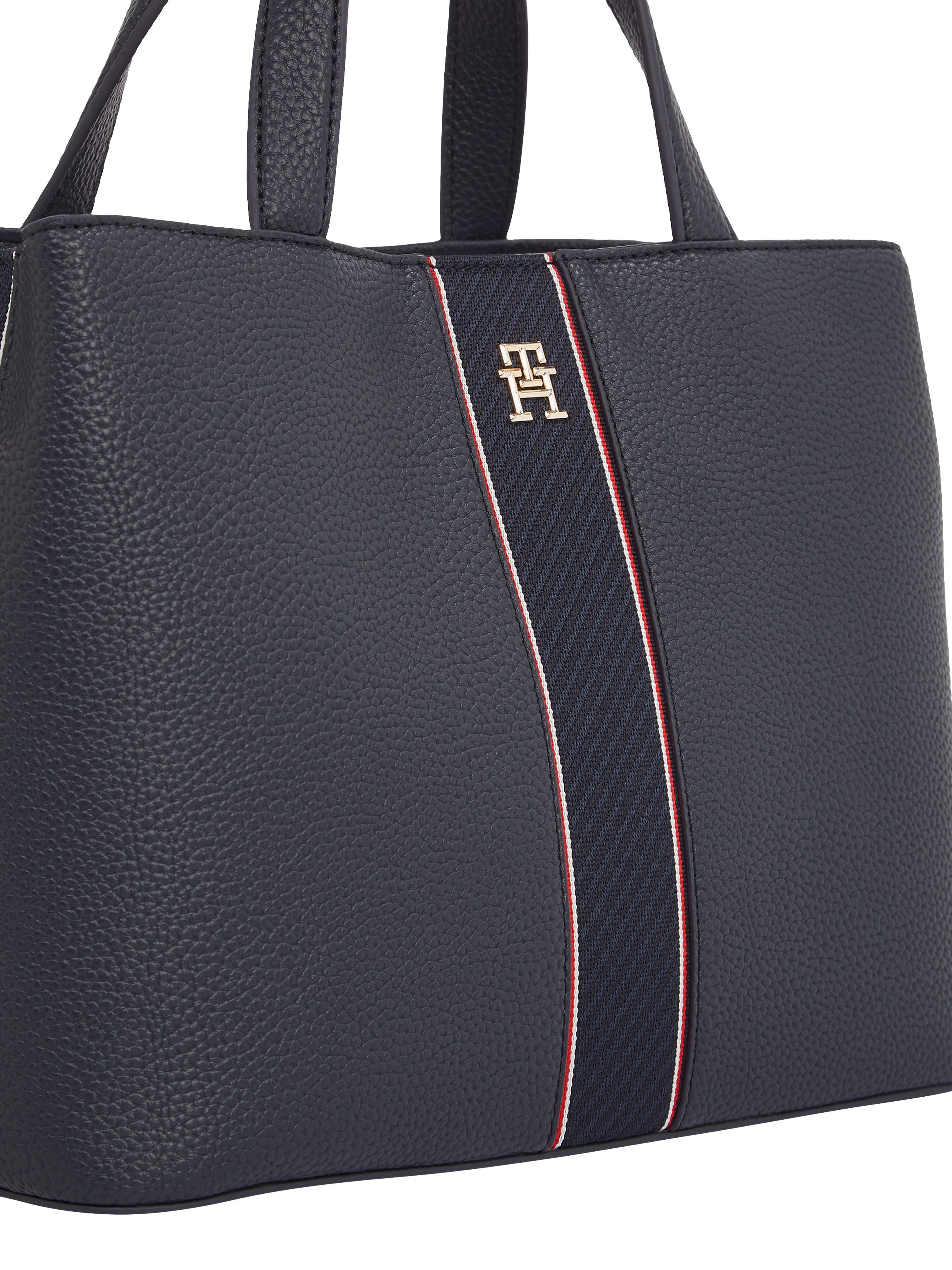 Tommy Hilfiger Schoudertas TH LEGACY SATCHEL dames schoudertas handtas shopper met th-label