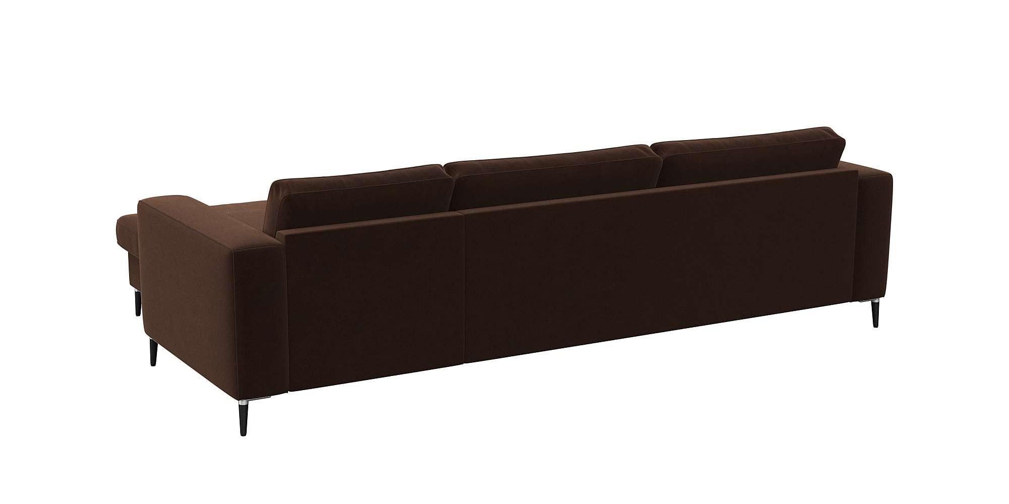 FLEXLUX Hoekbank Fiore, super comfortabel zitcomfort door koudschuim in de zitting, L-vorm