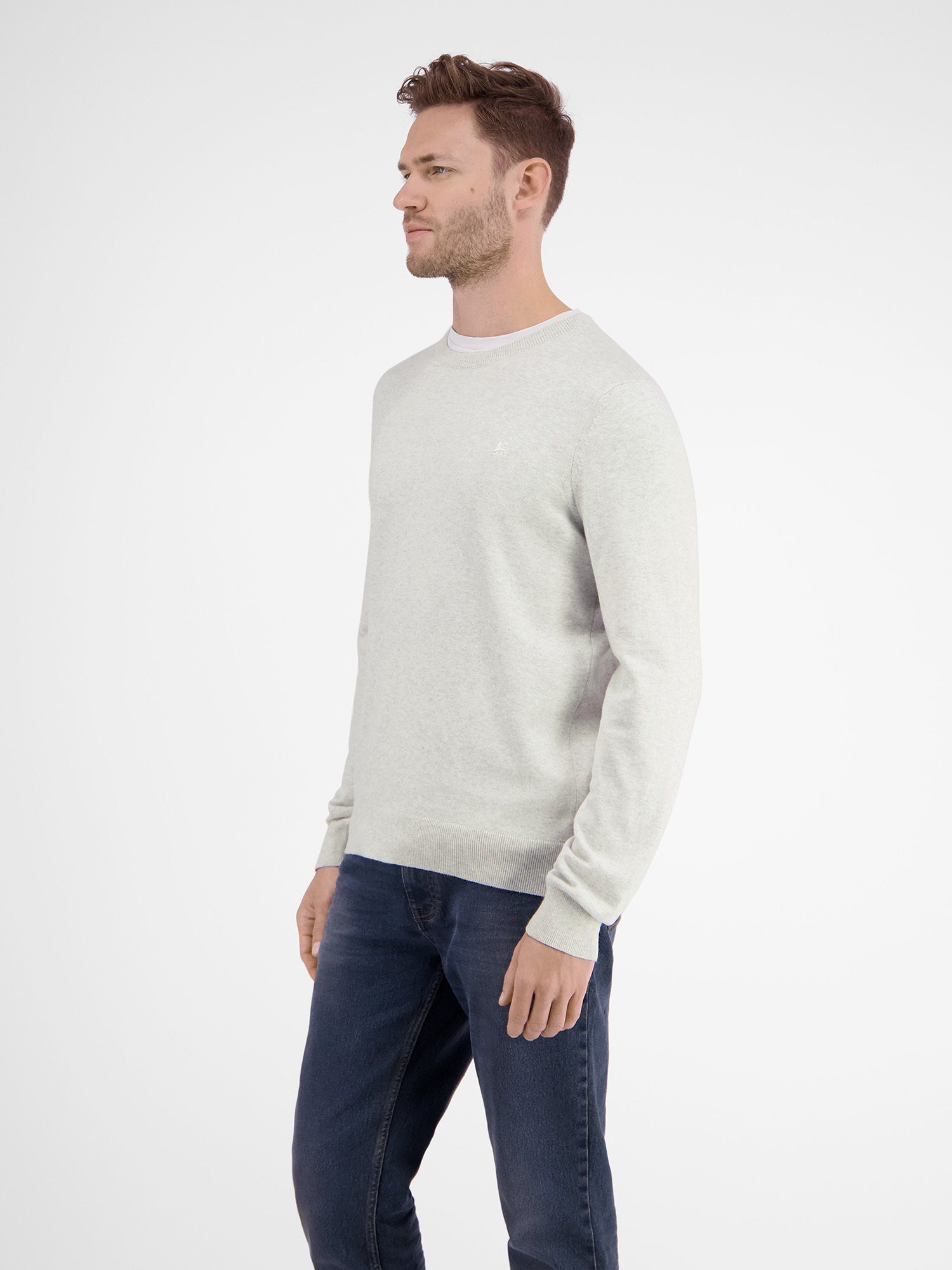 Lerros Gebreide trui LERROS casual vlakgebreide pullover